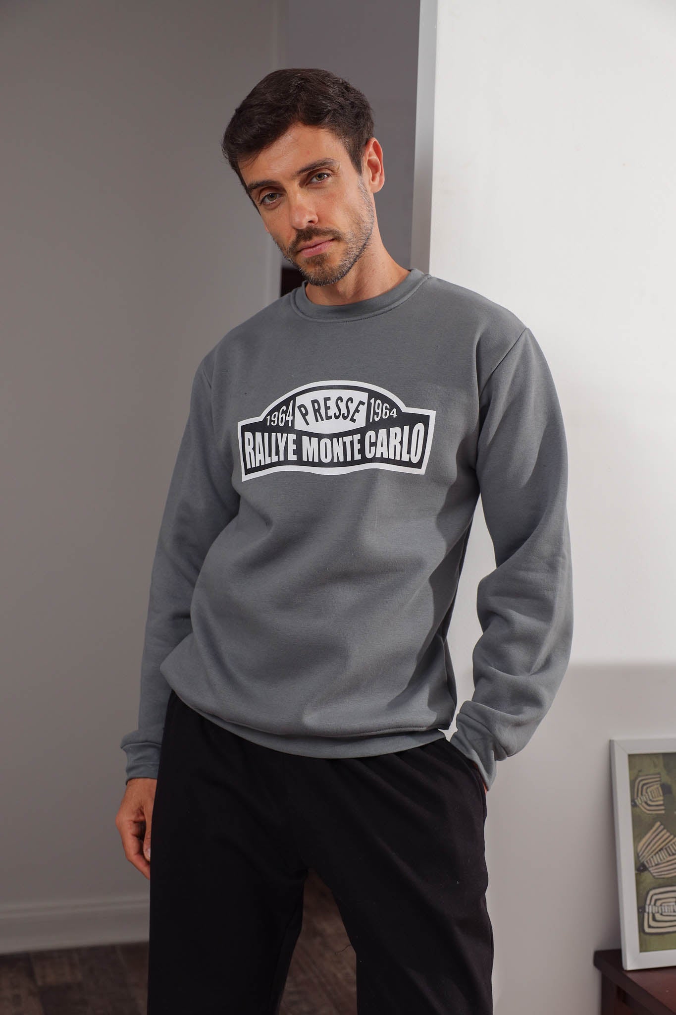 بيجاما ميلتون مطبوع 1964بنطلون ساده بكود