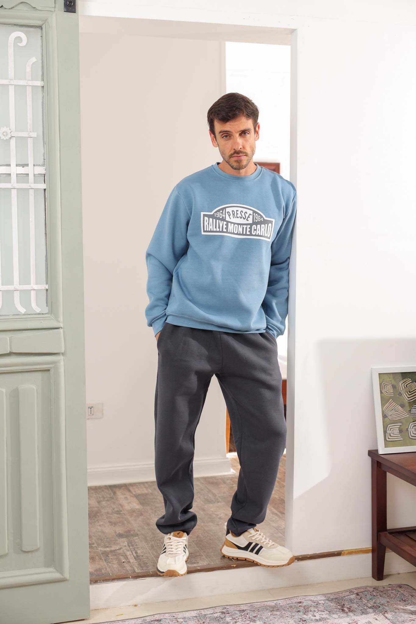 بيجاما ميلتون مطبوع 1964بنطلون ساده بكود