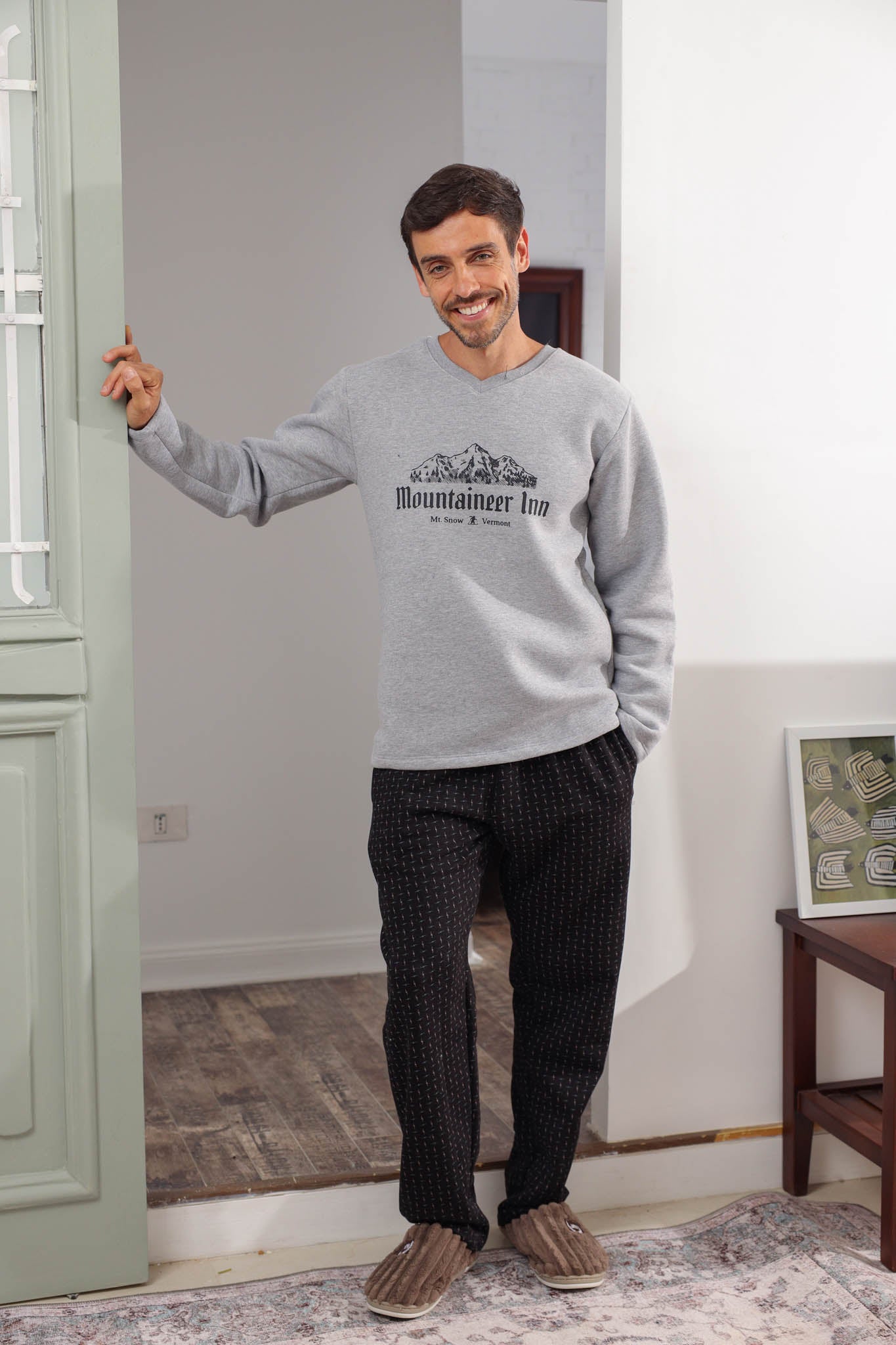 بيجاما ميلتون mountaineer بنطلون مطبوع