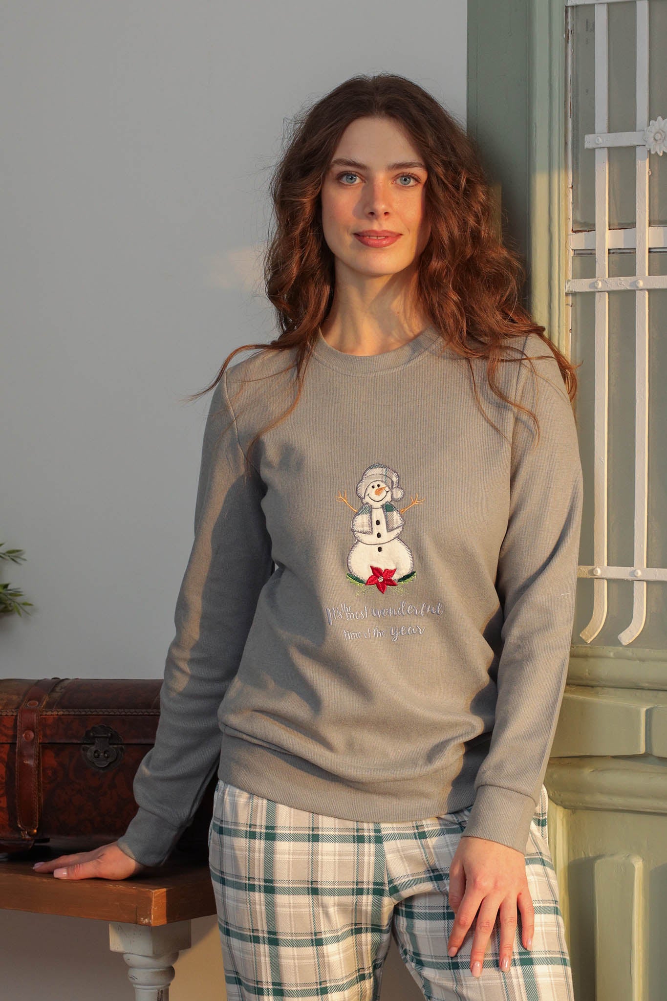 بيجاما كاشمير ايس مان بنطلون كاروه