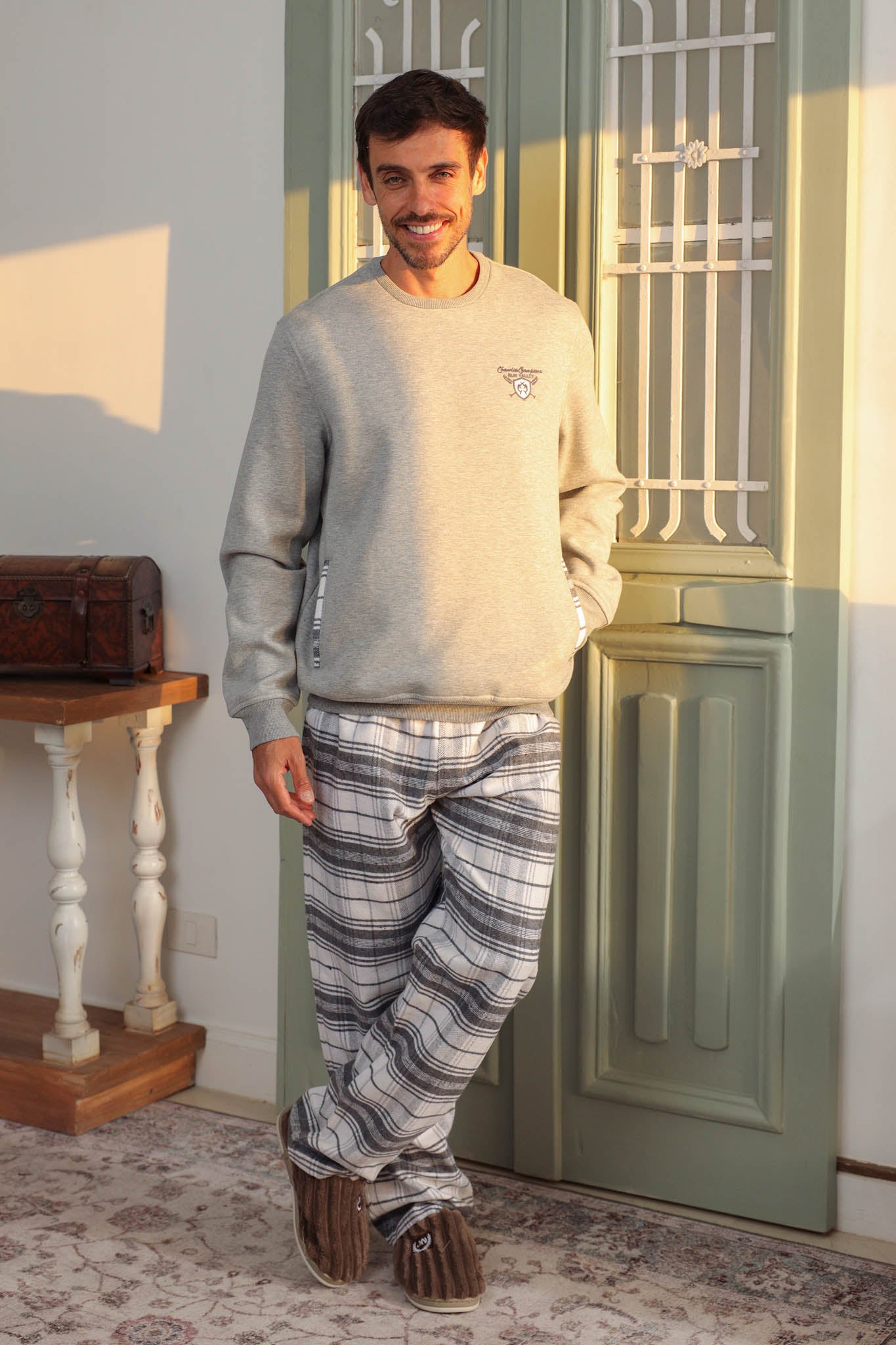 تريننج ميلتون راوند بنطلون كاروهات