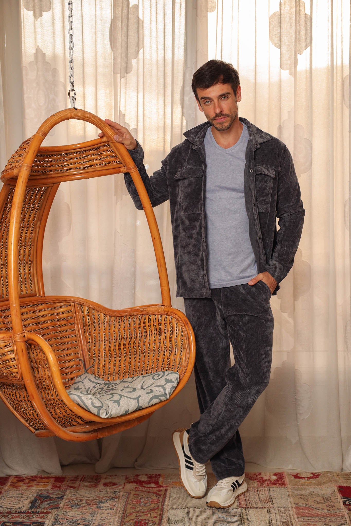 تريننج 3 قطع بلياقه قطيفه وجيب