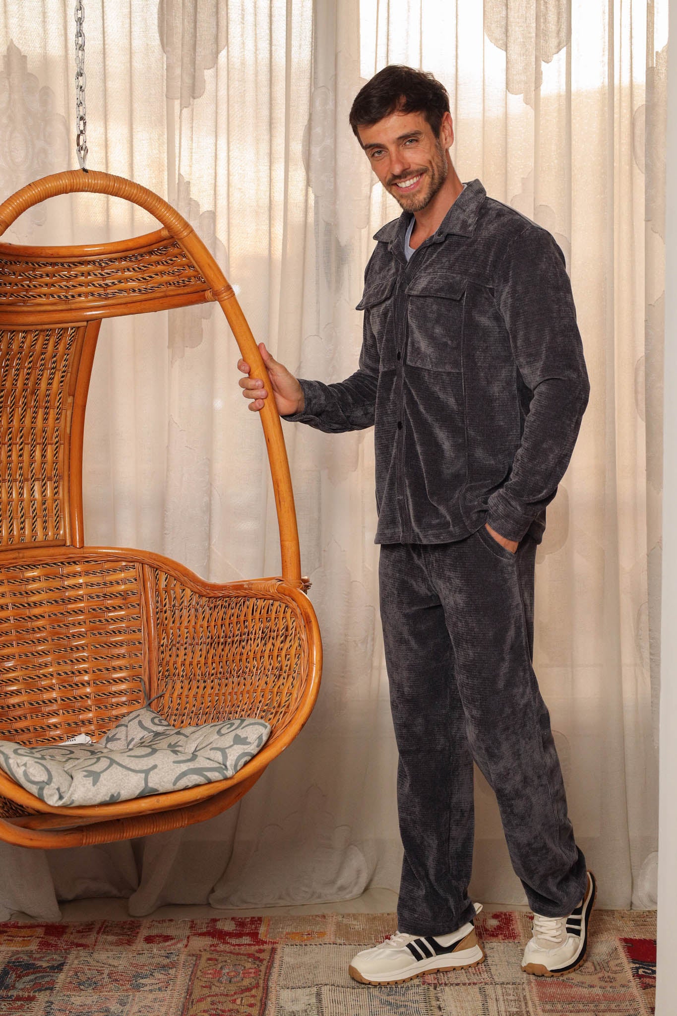 تريننج 3 قطع بلياقه قطيفه وجيب