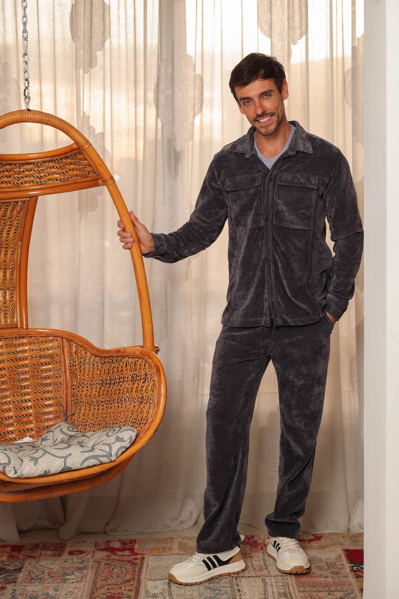 تريننج 3 قطع بلياقه قطيفه وجيب