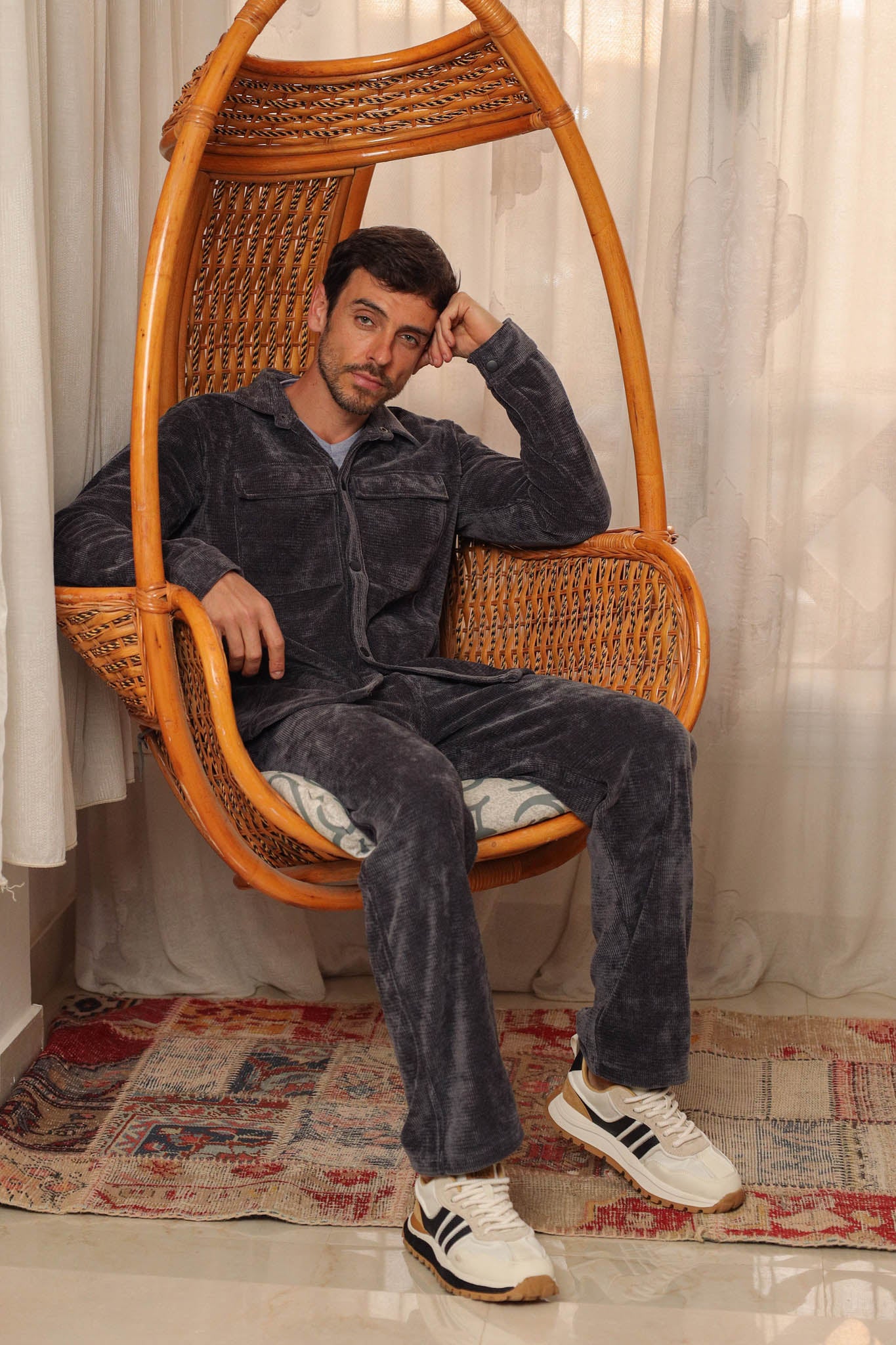 تريننج 3 قطع بلياقه قطيفه وجيب