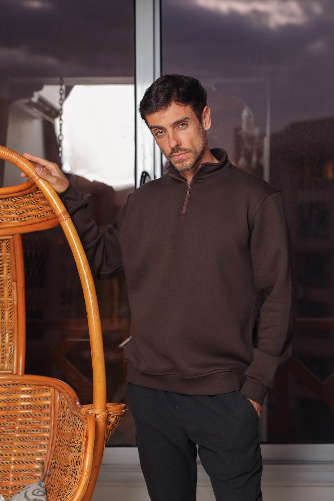 سويت شيرت نص ياقه ميلتون