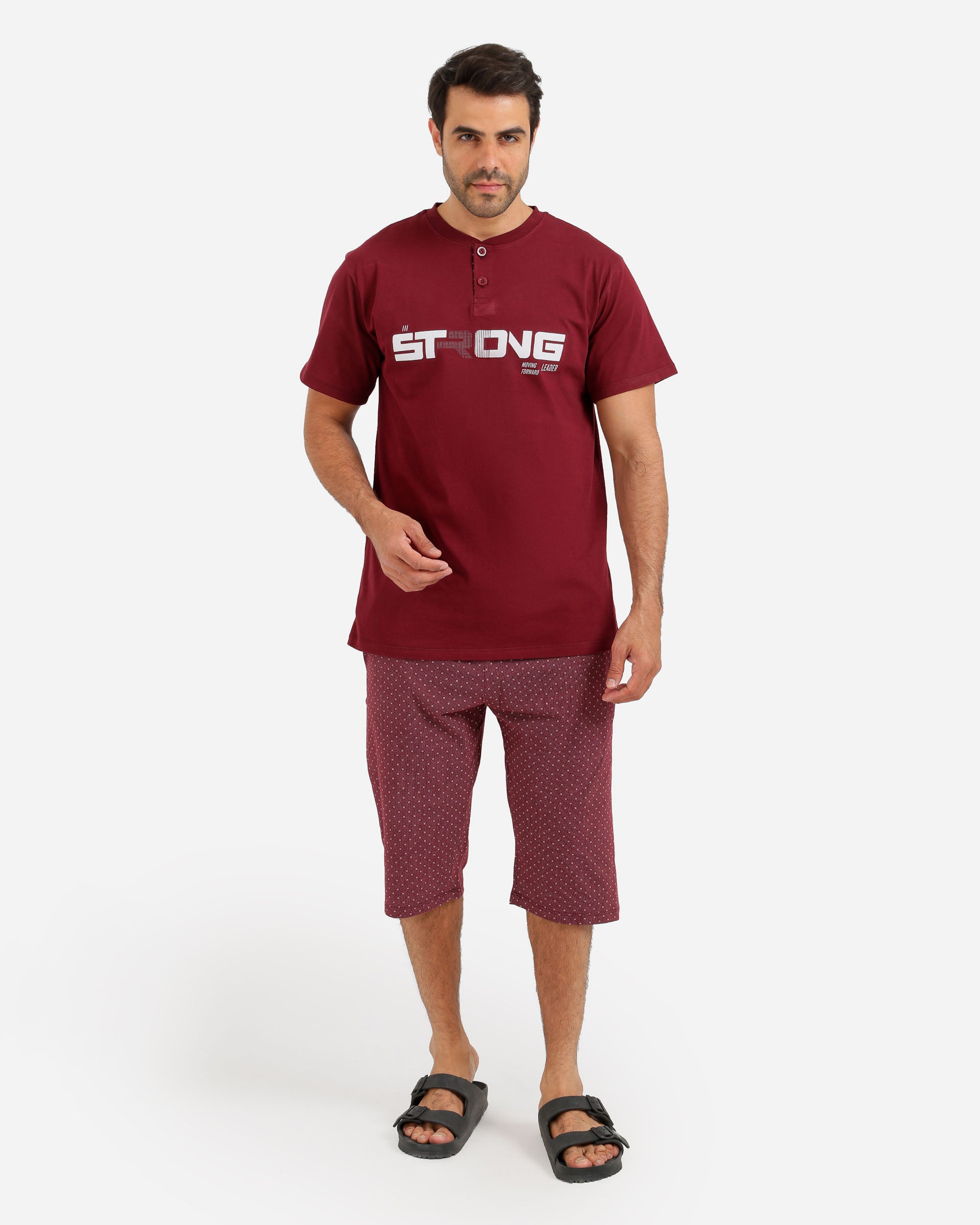 بيجاما نص كم STRONG شورت طويل روتاري