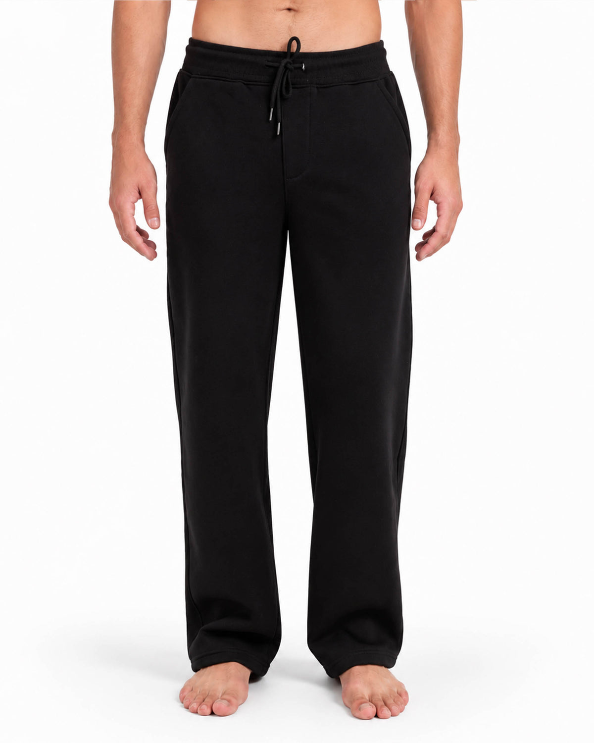 بنطلون ميلتون مبطن wide leg