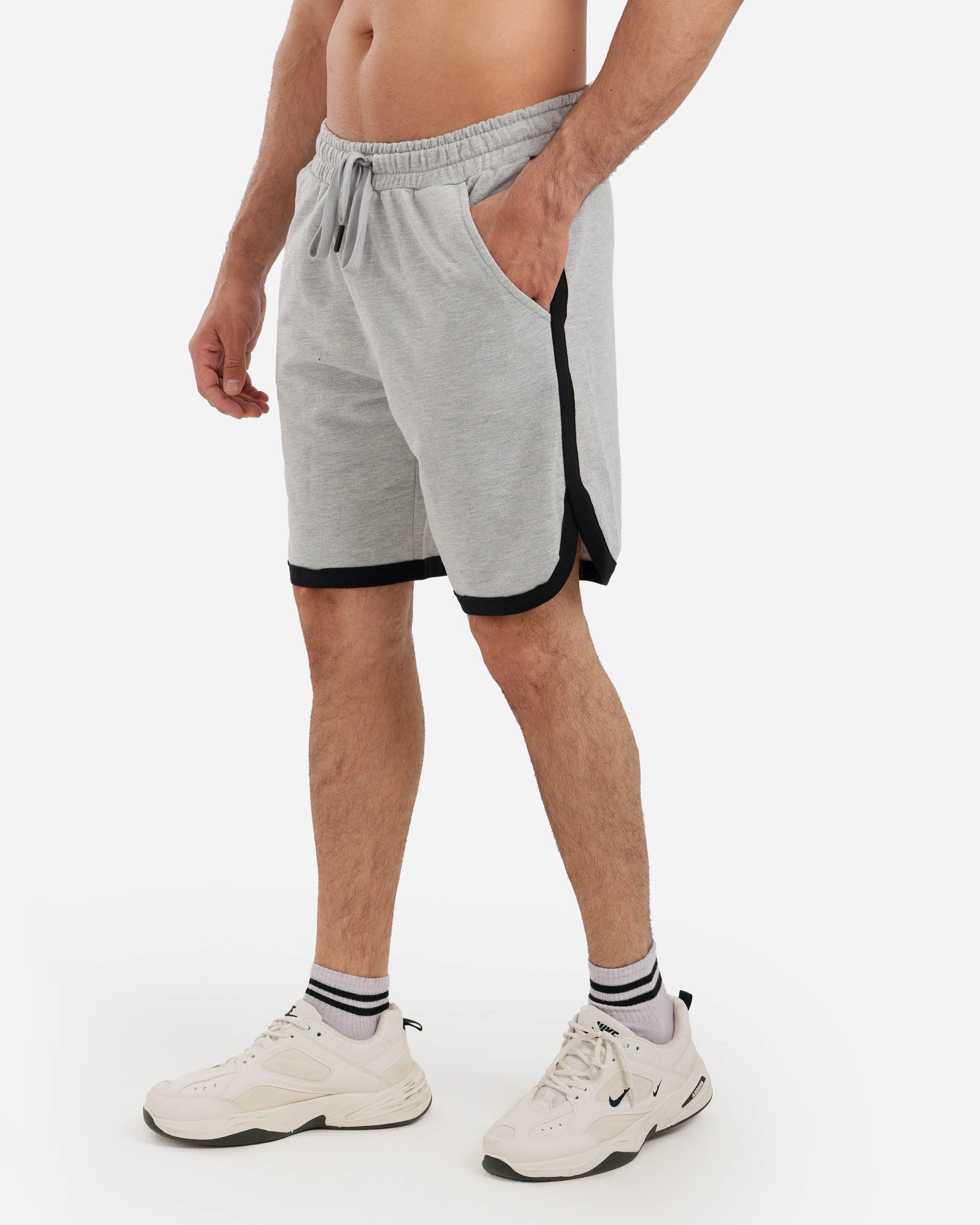 شورت رجالي سمر ميلتون بخط بالجنب