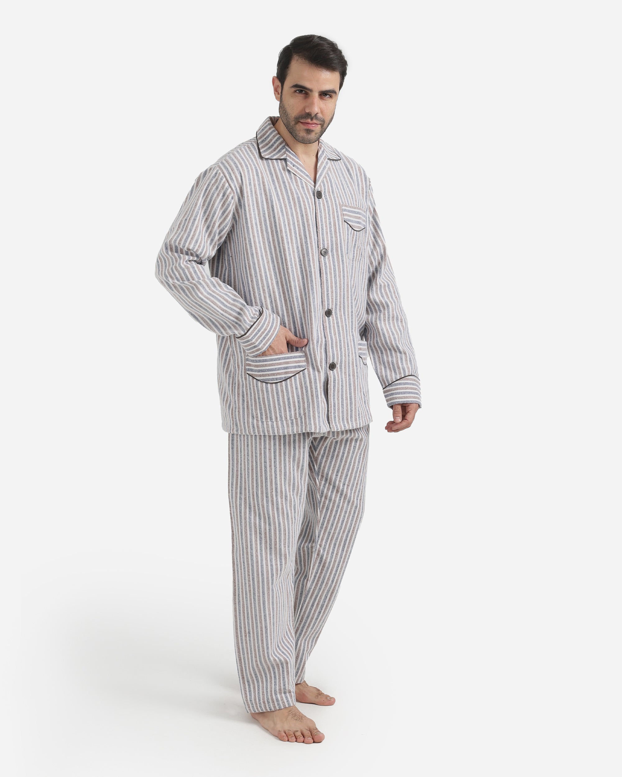 بيجاما كلاسيك كاستور مقلم