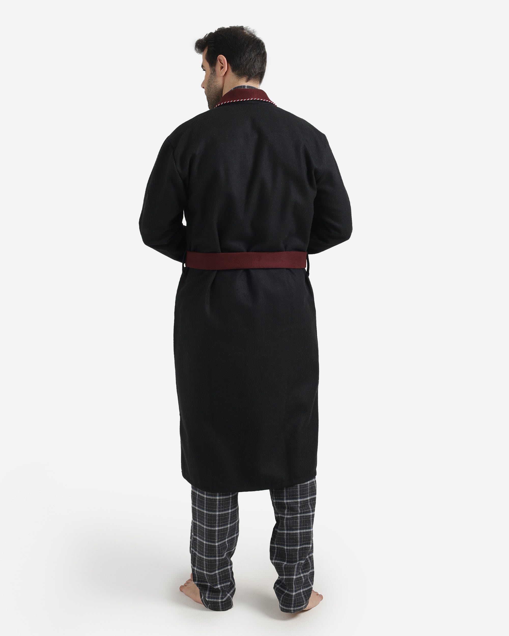 روب رجالي صوف ساده