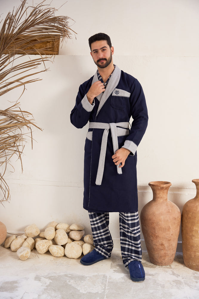 روب رجالي صوف ساده