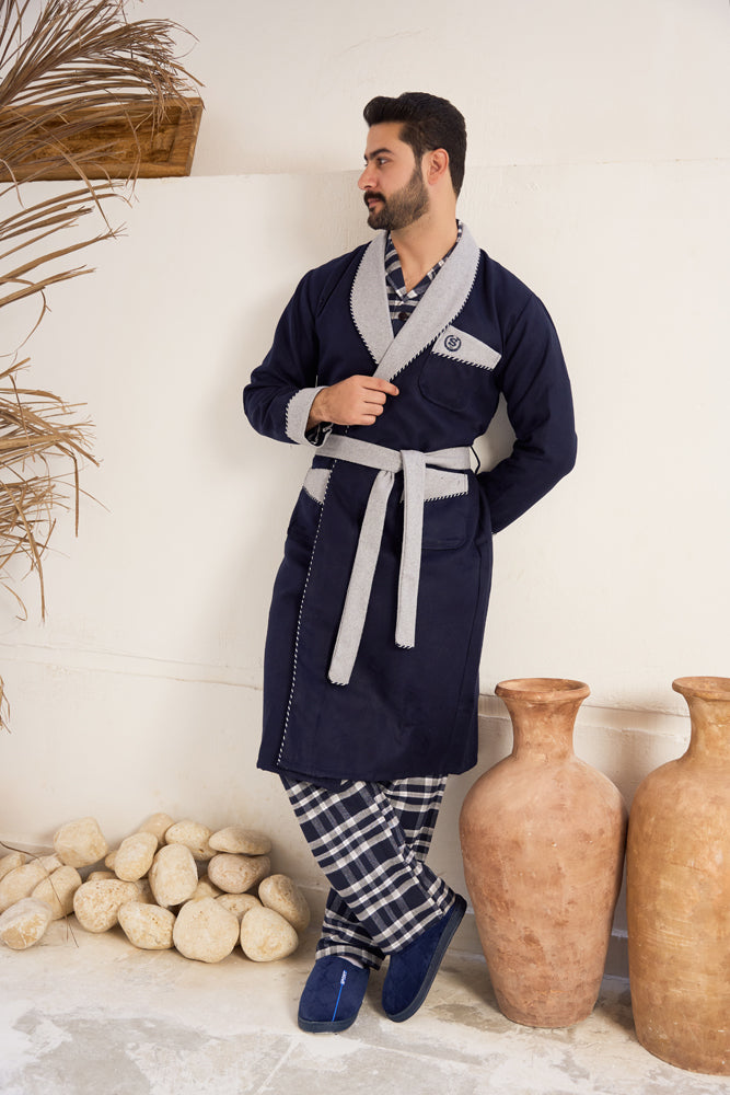 روب رجالي صوف ساده