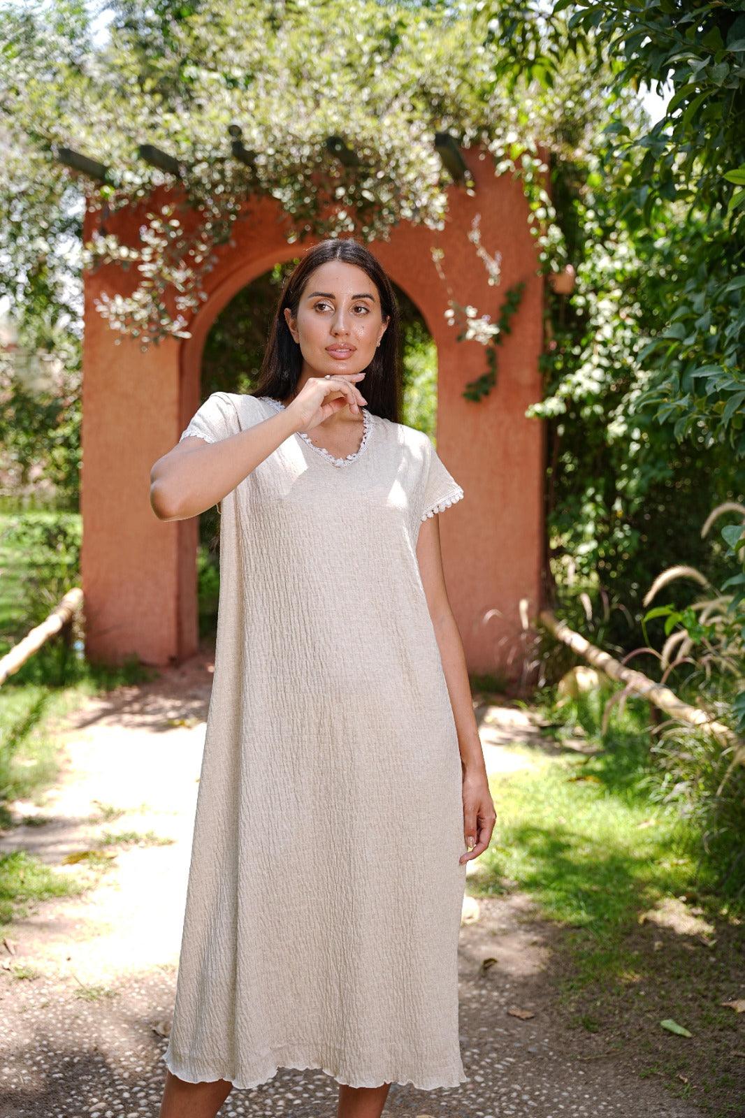 قميص نص كم شانيل كوريشه