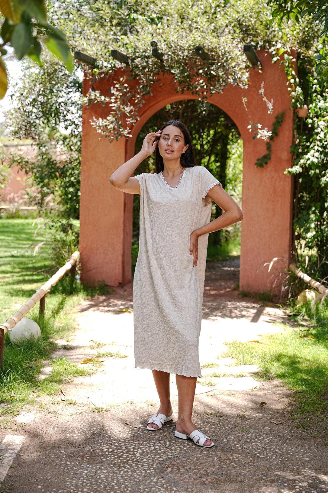 قميص نص كم شانيل كوريشه