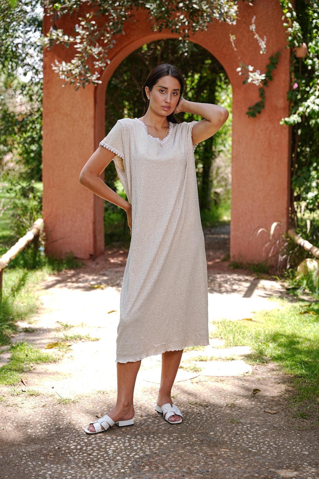 قميص نص كم شانيل كوريشه