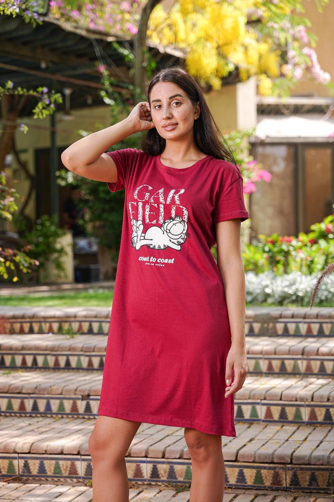 قميص نص كم قصير car