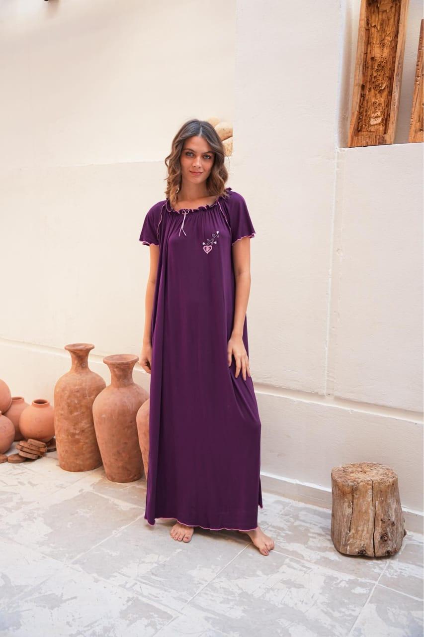 قميص نص كم فسكوز ليكرا استك مكوك