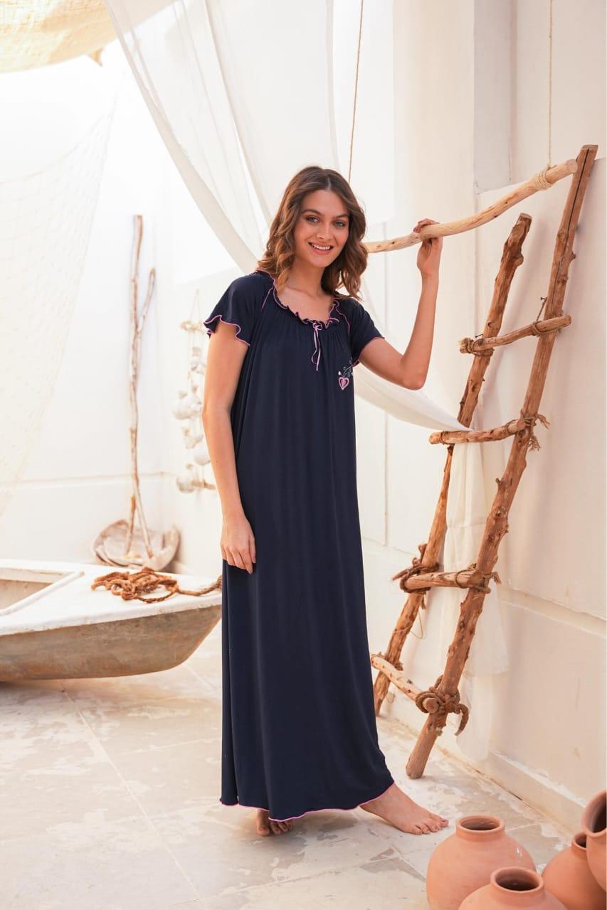 قميص نص كم فسكوز ليكرا استك مكوك