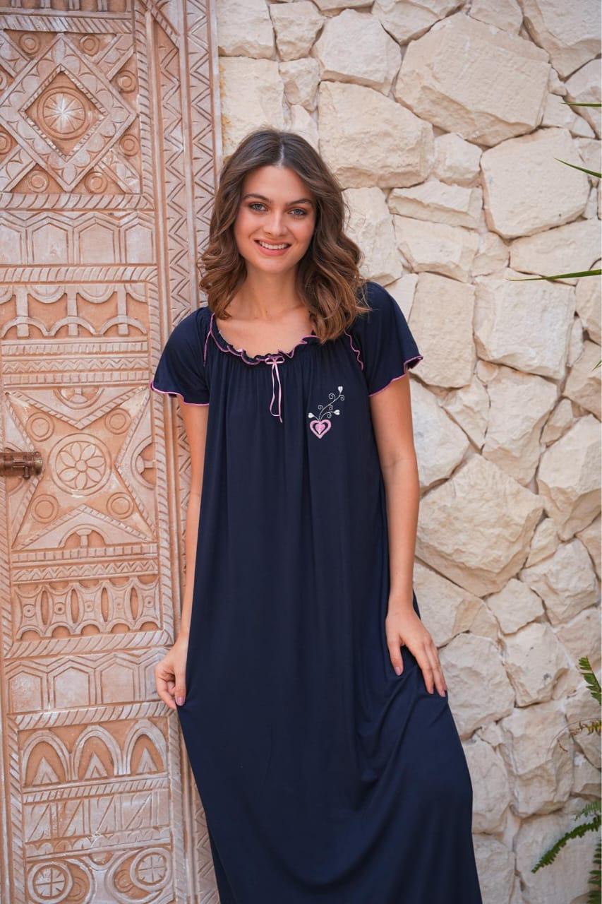 قميص نص كم فسكوز ليكرا استك مكوك