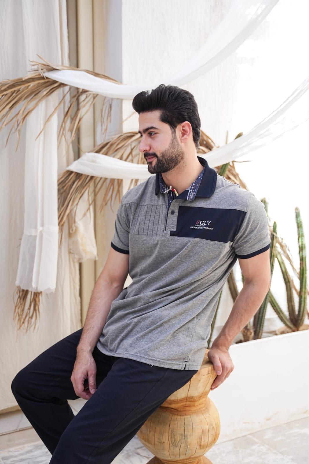 تريننج رجالي بلياقه رمادي