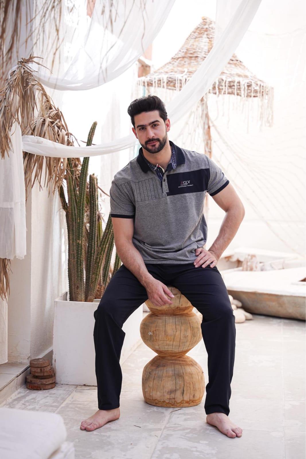 تريننج رجالي بلياقه رمادي