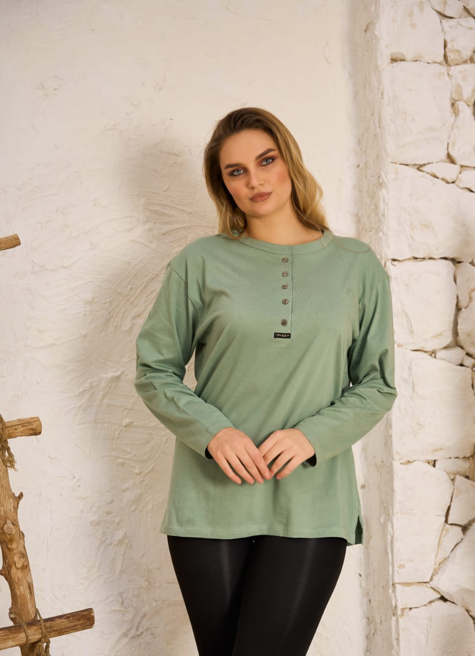 تيشيرت بندا كم قطن 100%