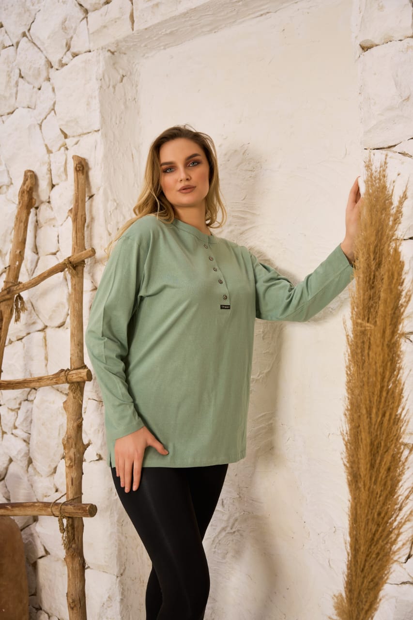 تيشيرت بندا كم قطن 100%