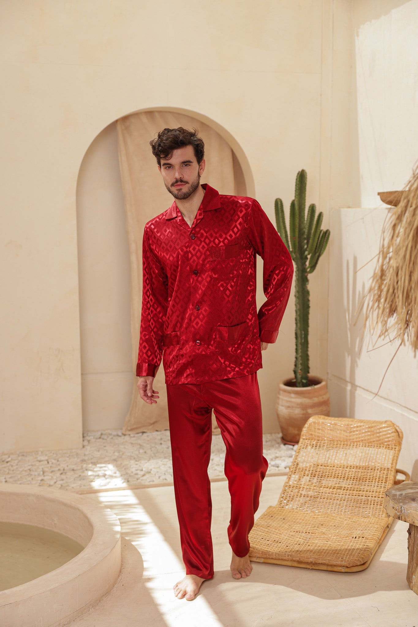 بيجاما ستان جاكار ساده