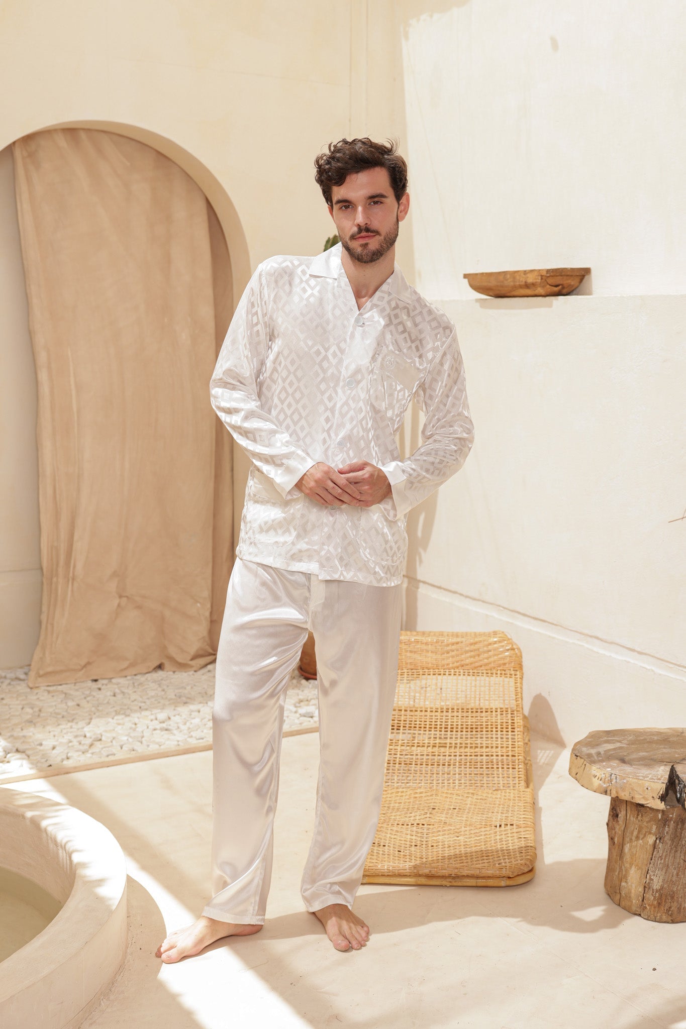 بيجاما ستان جاكار ساده