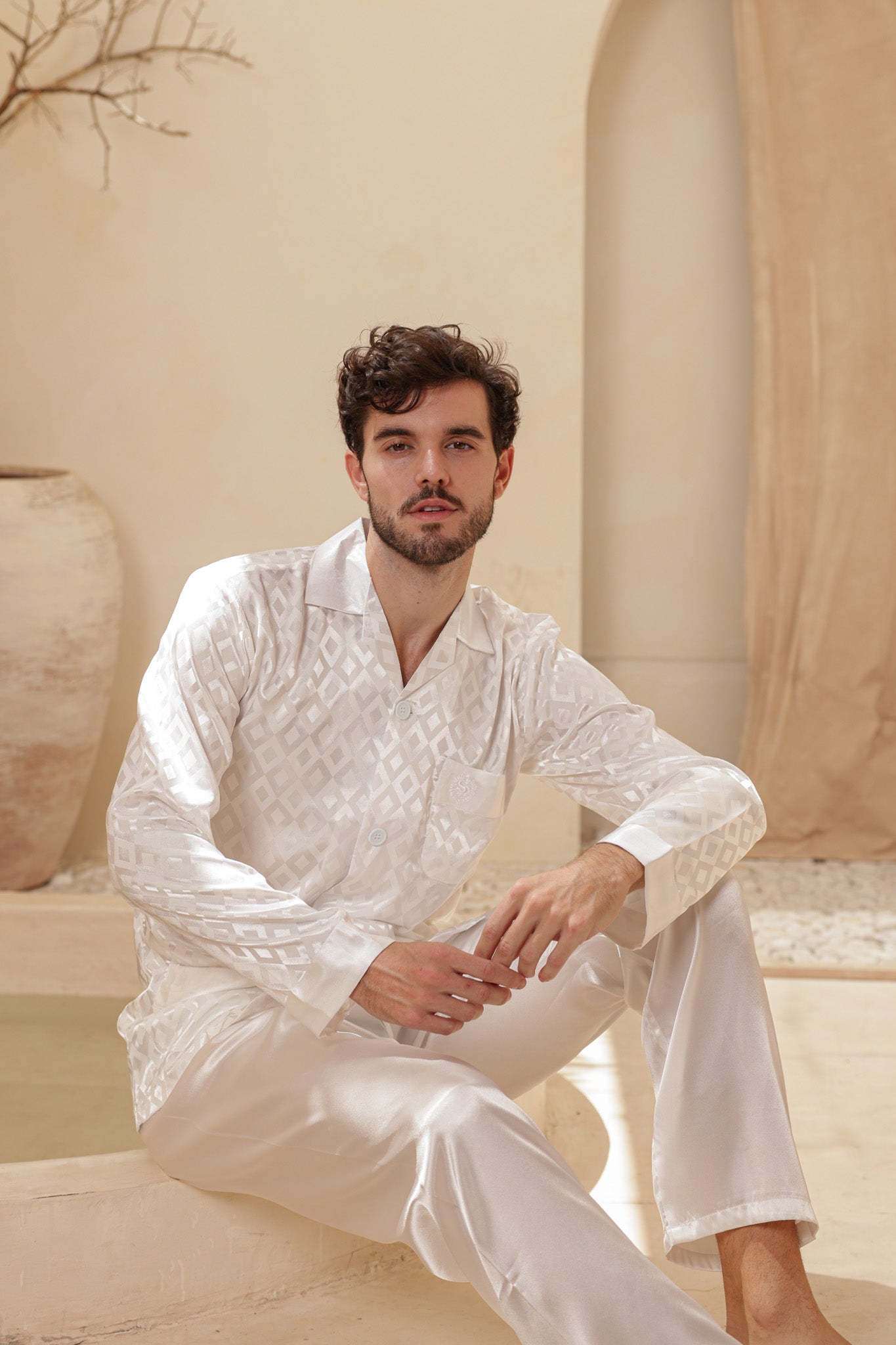 بيجاما ستان جاكار ساده