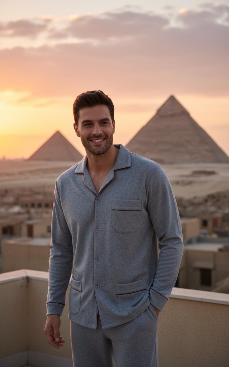 بيجاما كلاسيك كاستور ساده