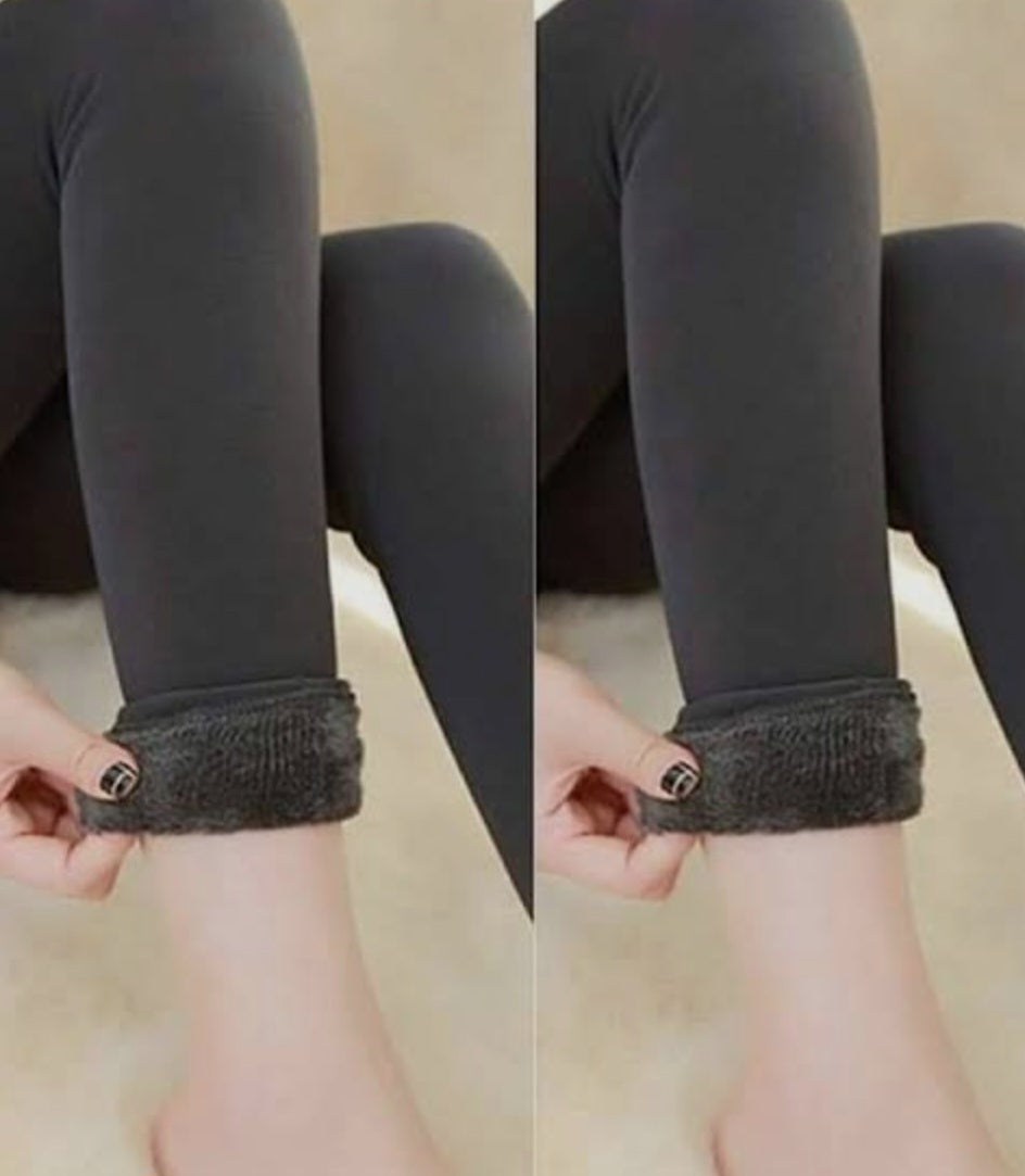 ليجن حريمي شتوي مبطن فرو