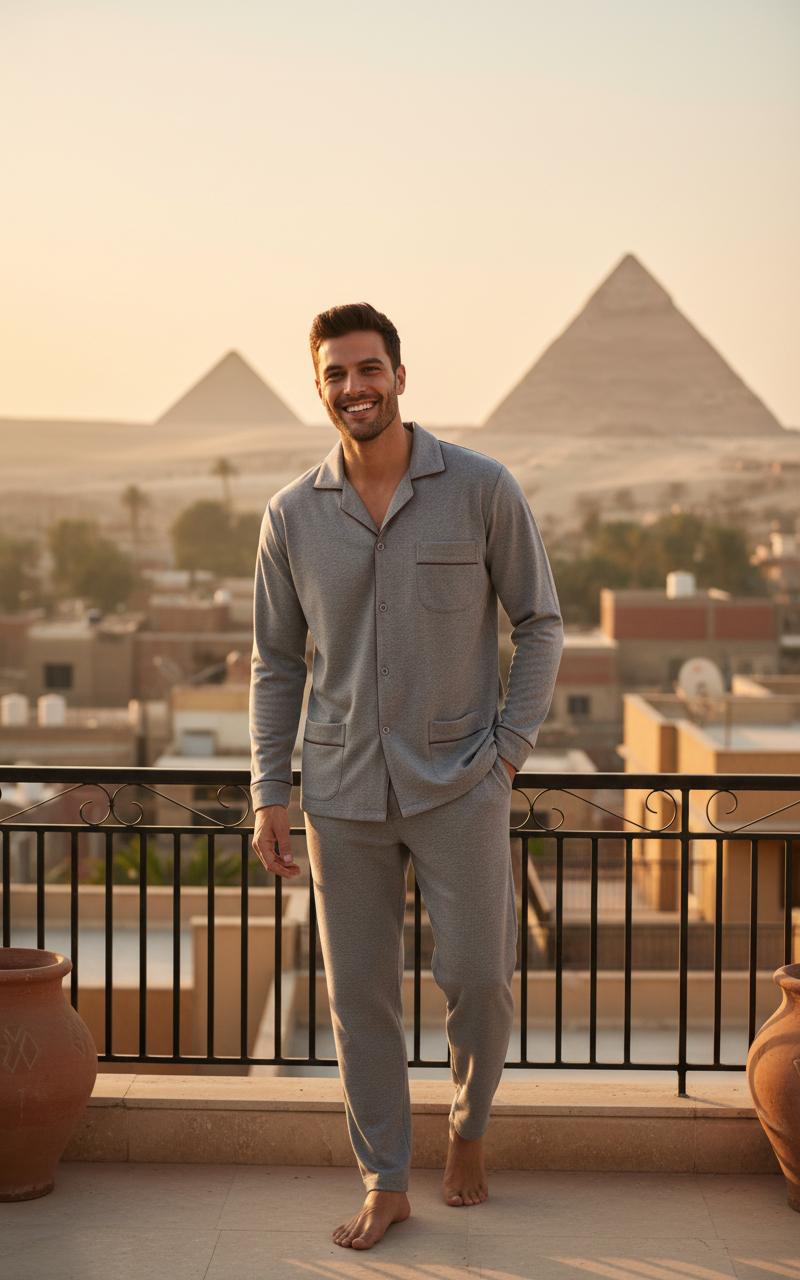 بيجاما كلاسيك كاستور ساده