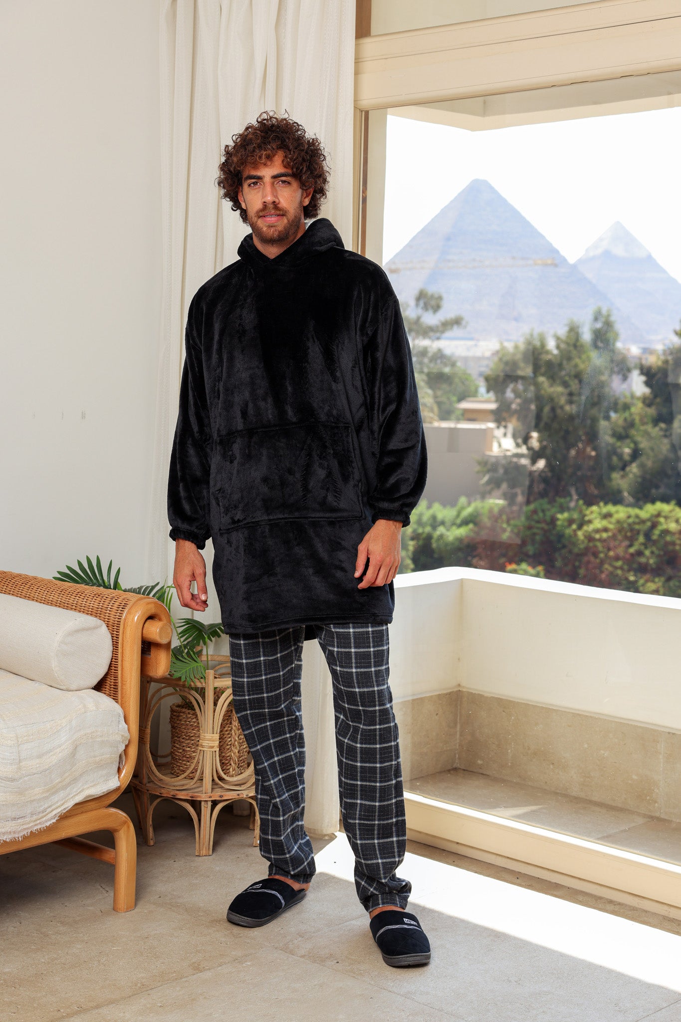 بطانيه بكابيشو بولار أوفر سايز unisex