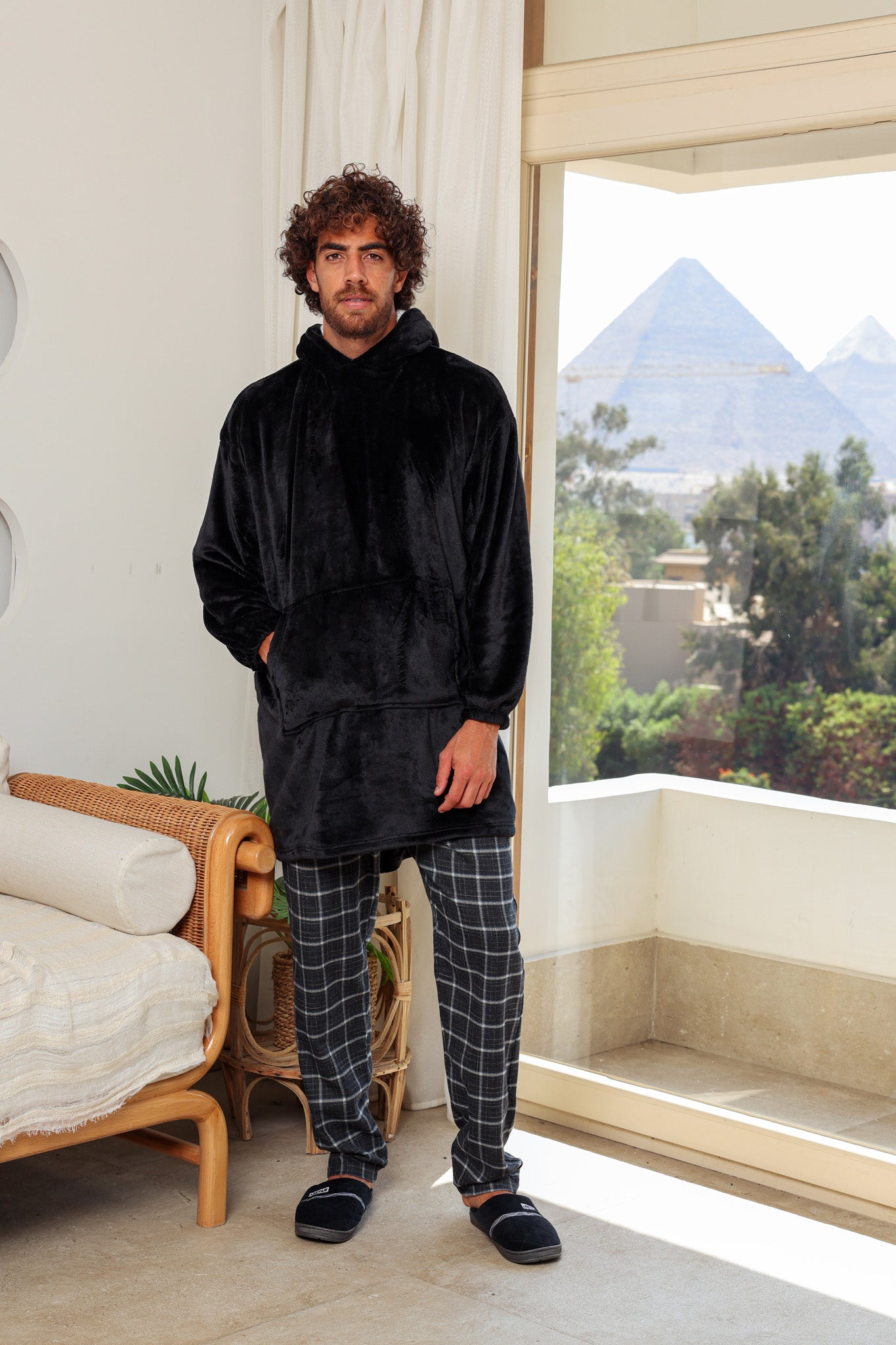 بطانيه بكابيشو بولار أوفر سايز unisex