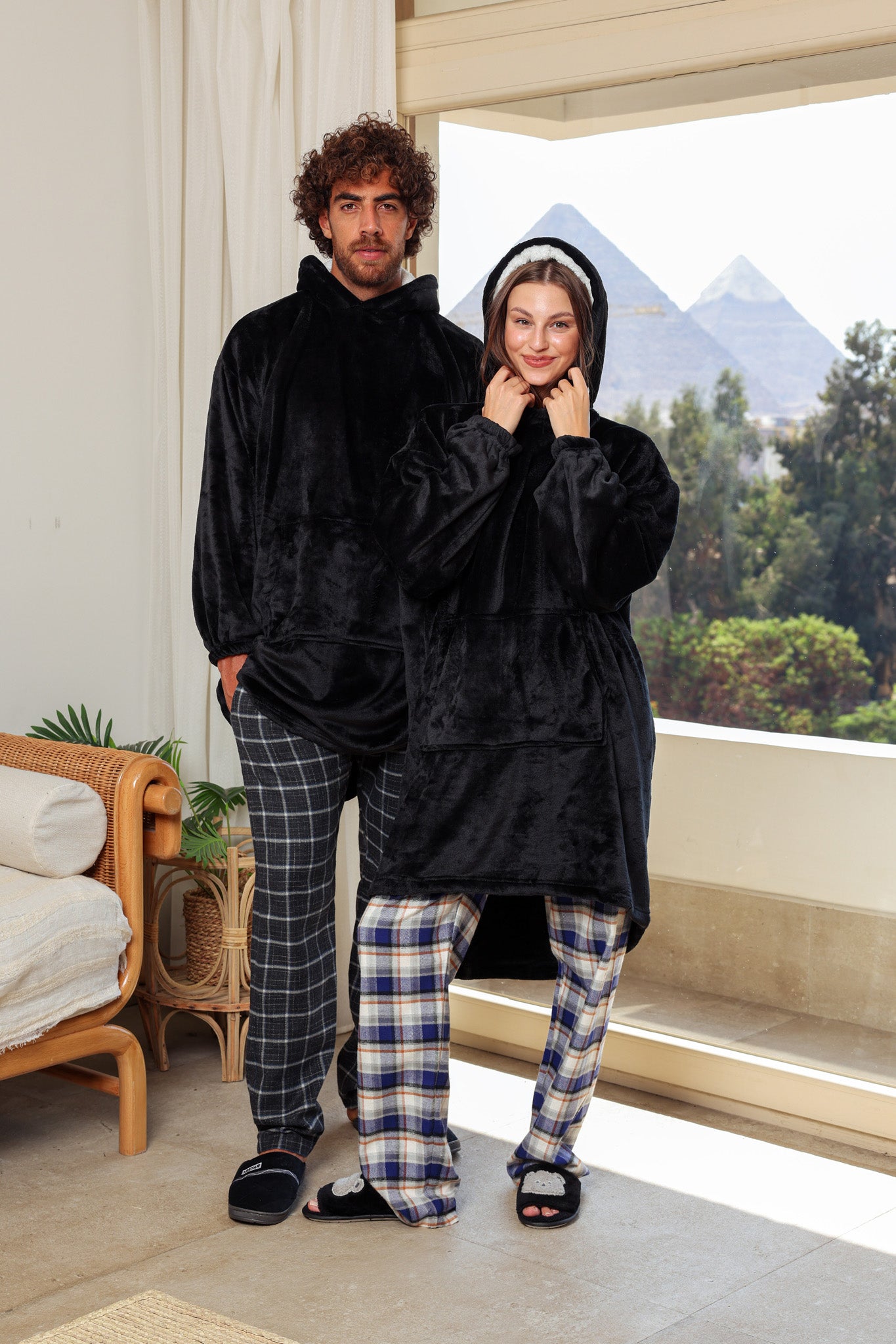 بطانيه بكابيشو بولار أوفر سايز unisex