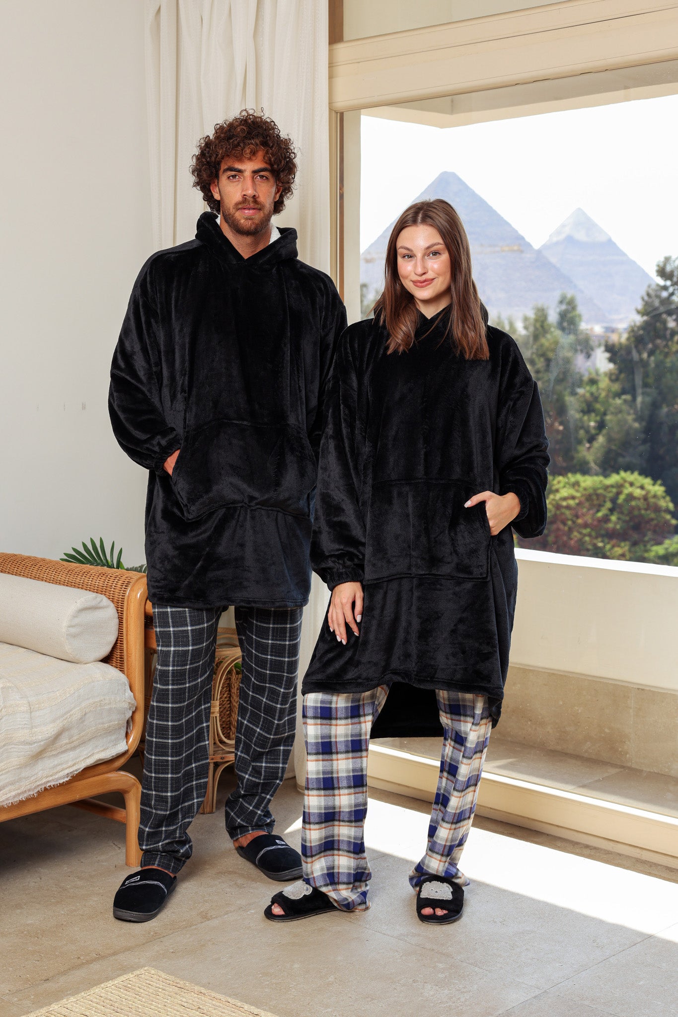 بطانيه بكابيشو بولار أوفر سايز unisex