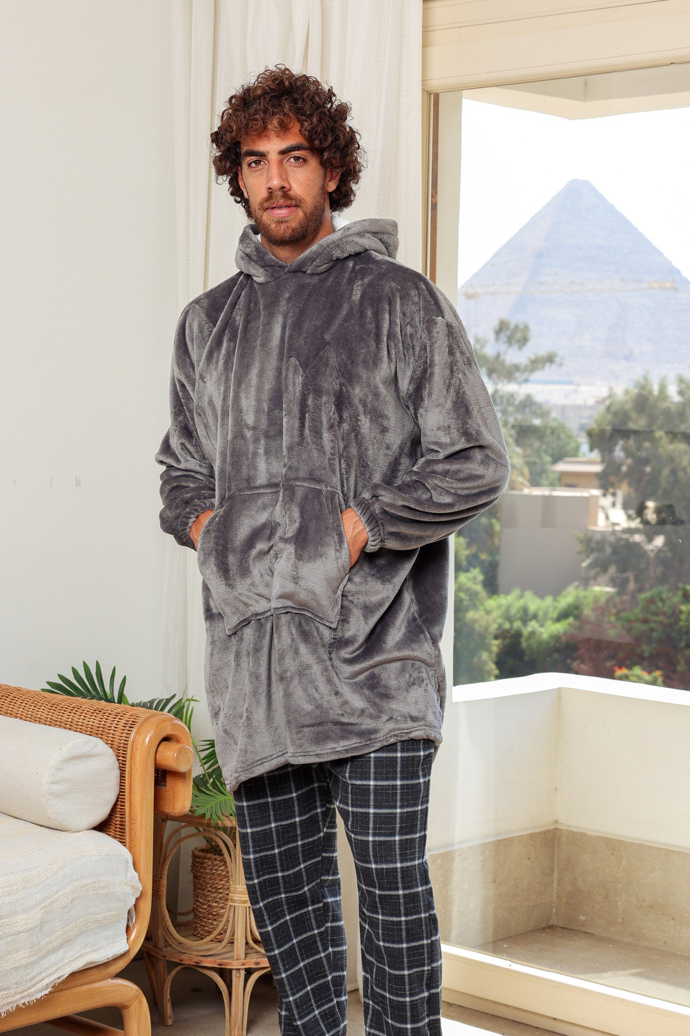 بطانيه بكابيشو بولار أوفر سايز unisex