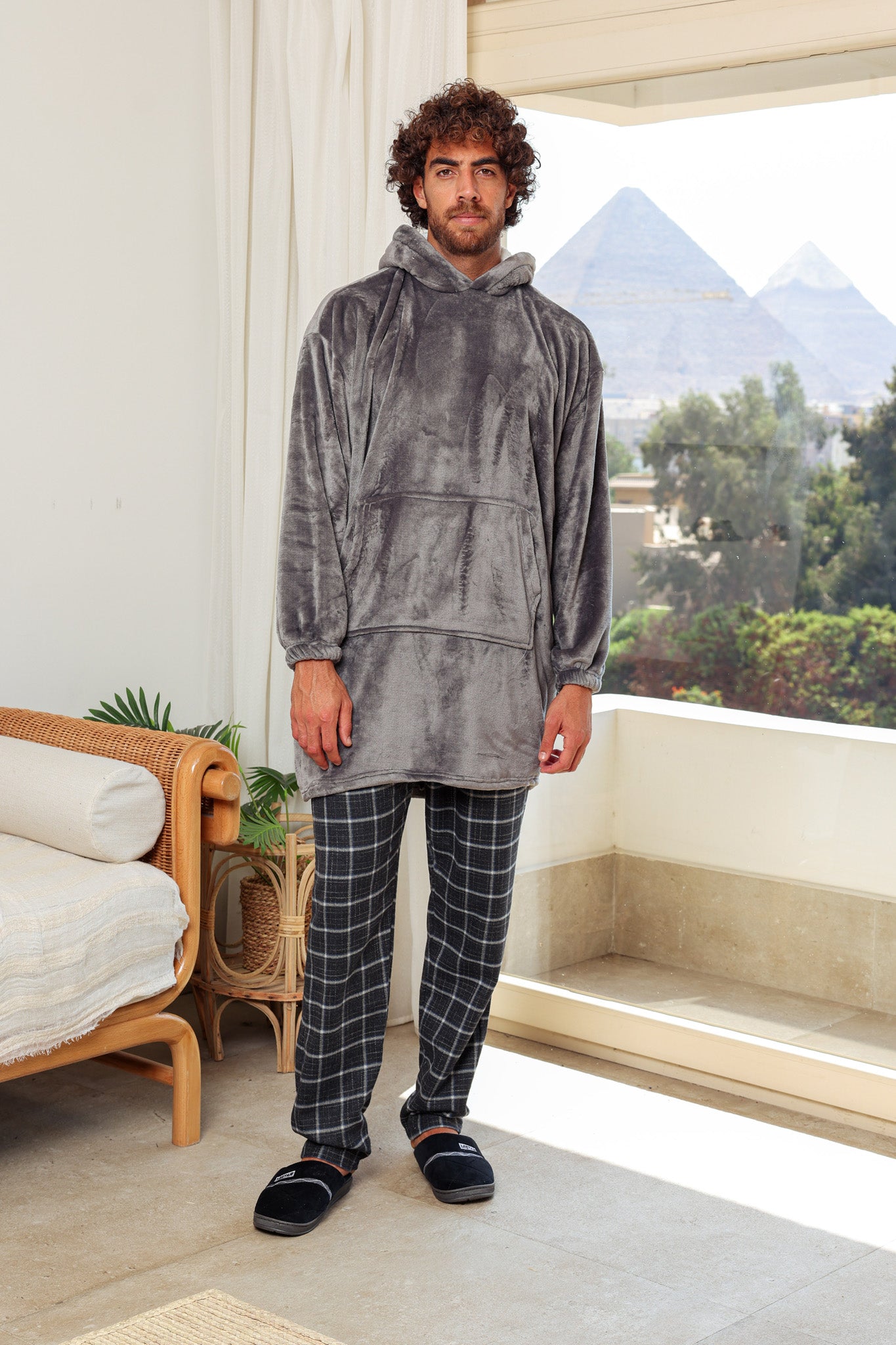 بطانيه بكابيشو بولار أوفر سايز unisex