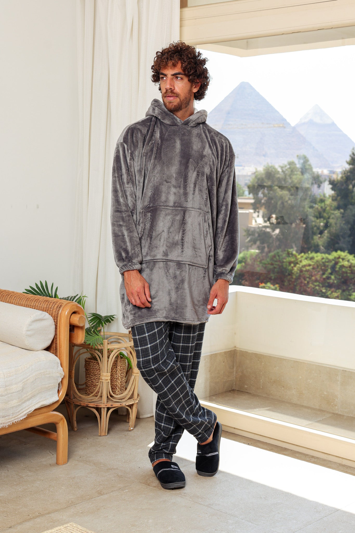 بطانيه بكابيشو بولار أوفر سايز unisex