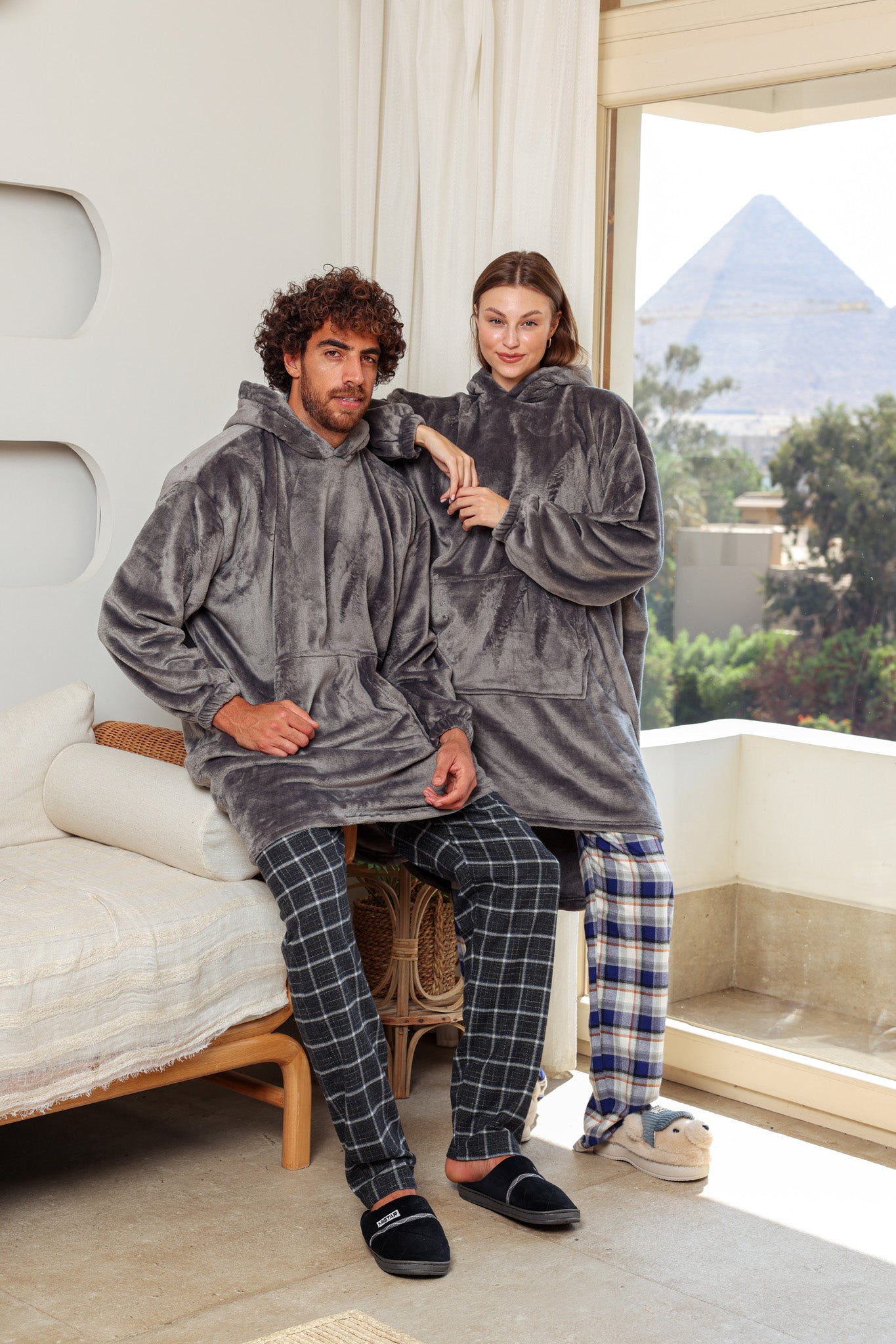 بطانيه بكابيشو بولار أوفر سايز unisex