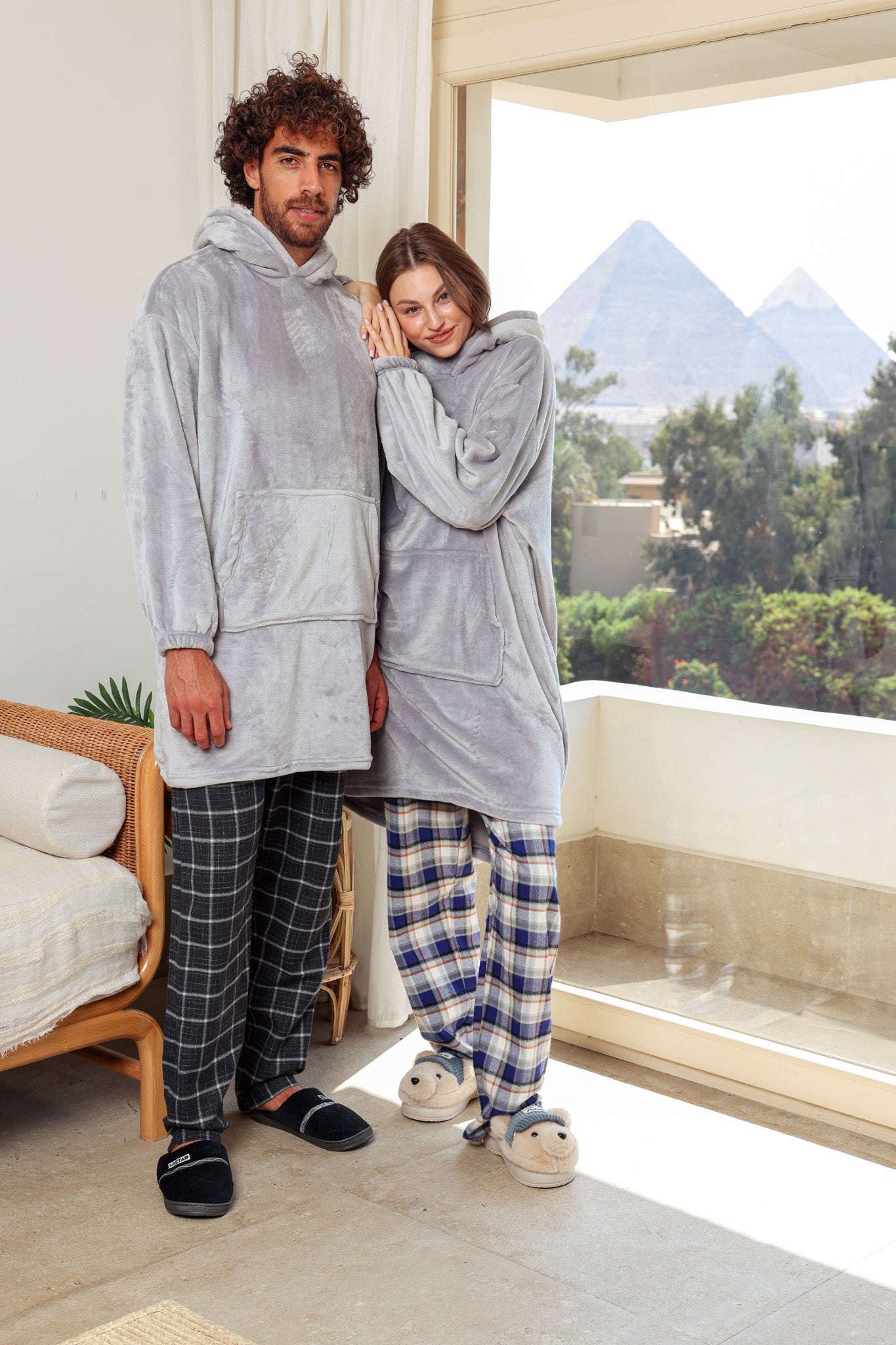 بطانيه بكابيشو بولار أوفر سايز unisex