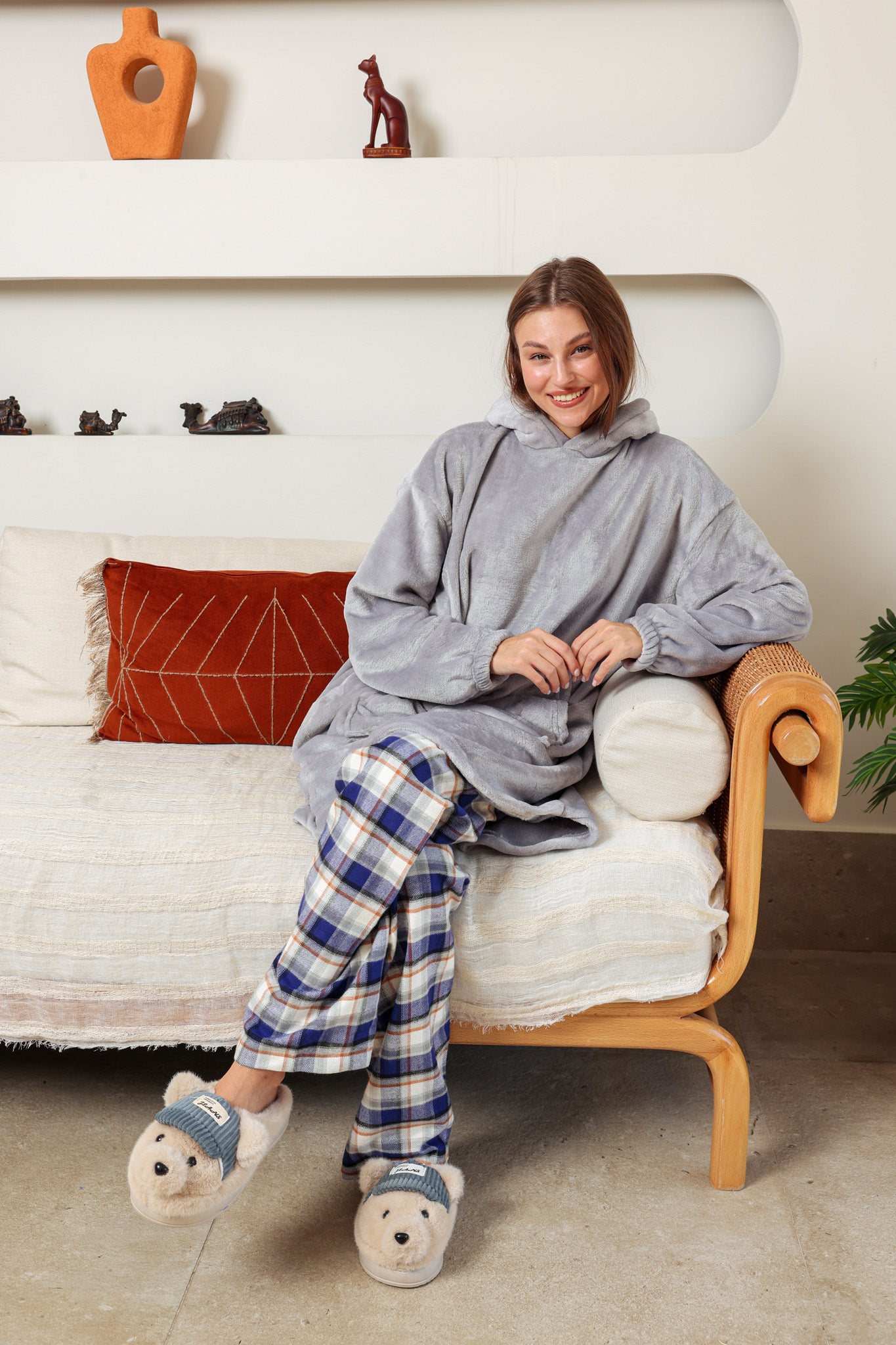 بطانيه بكابيشو بولار أوفر سايز unisex