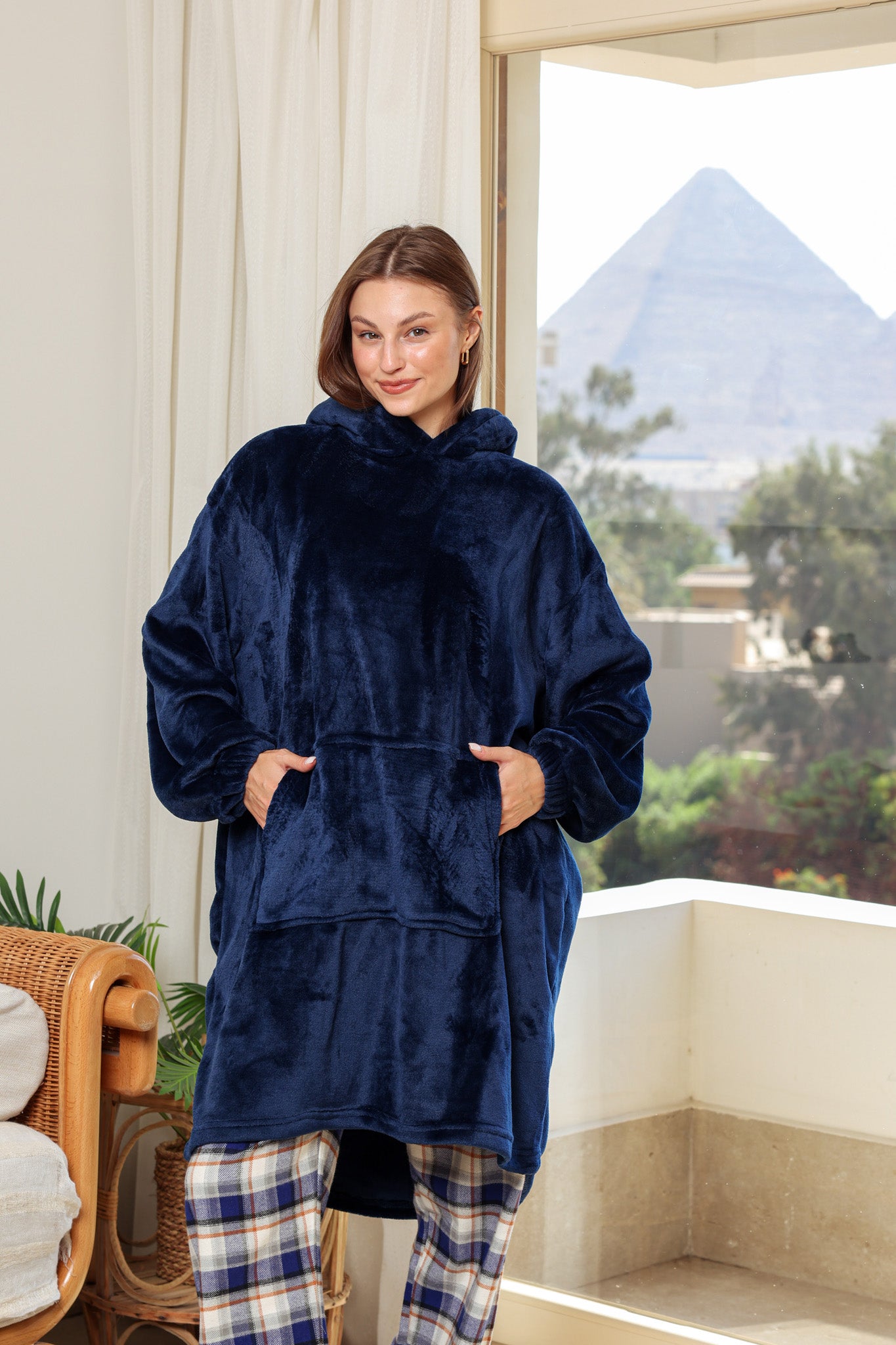 بطانيه بكابيشو بولار أوفر سايز unisex