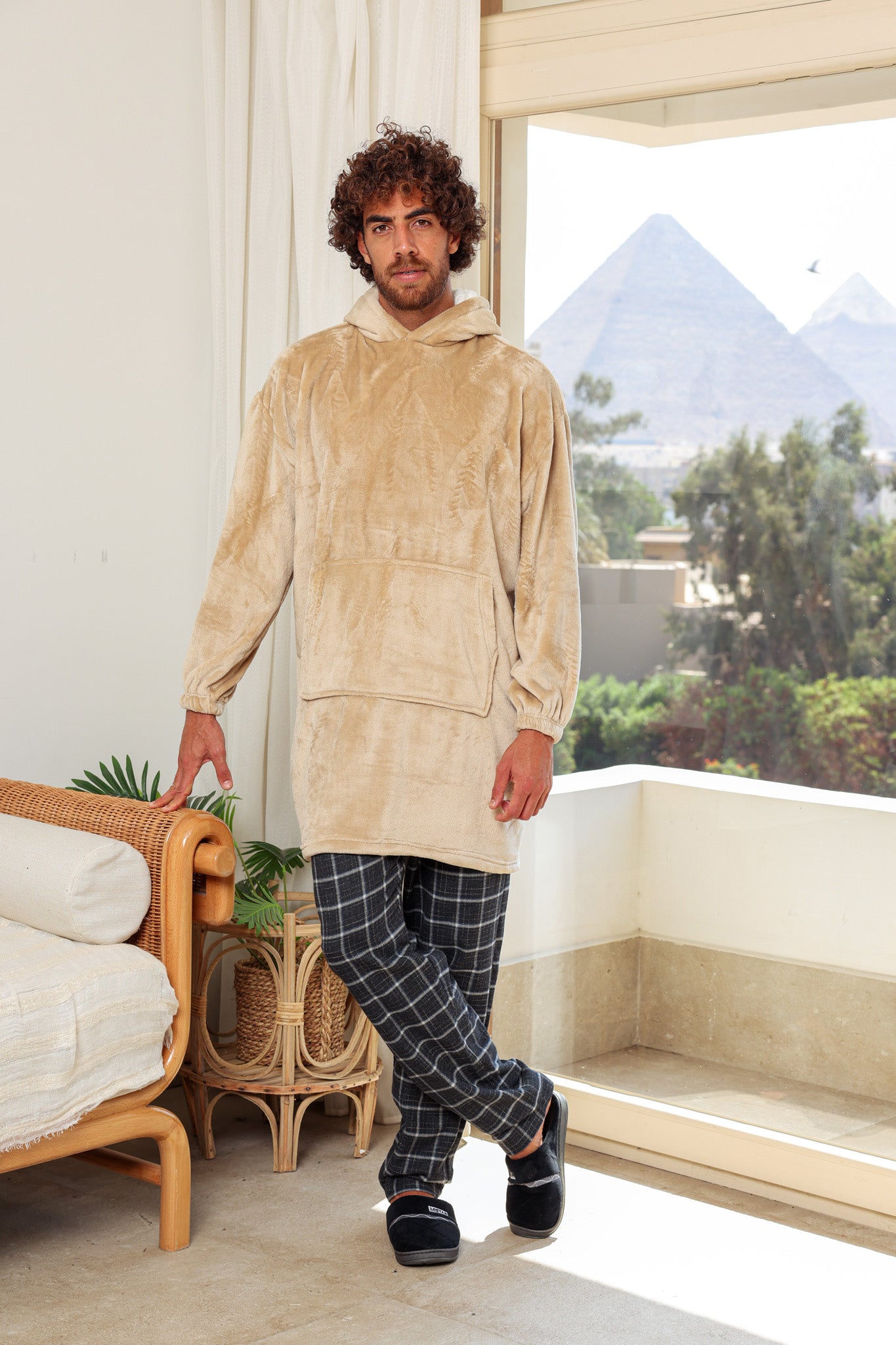 بطانيه بكابيشو بولار أوفر سايز unisex