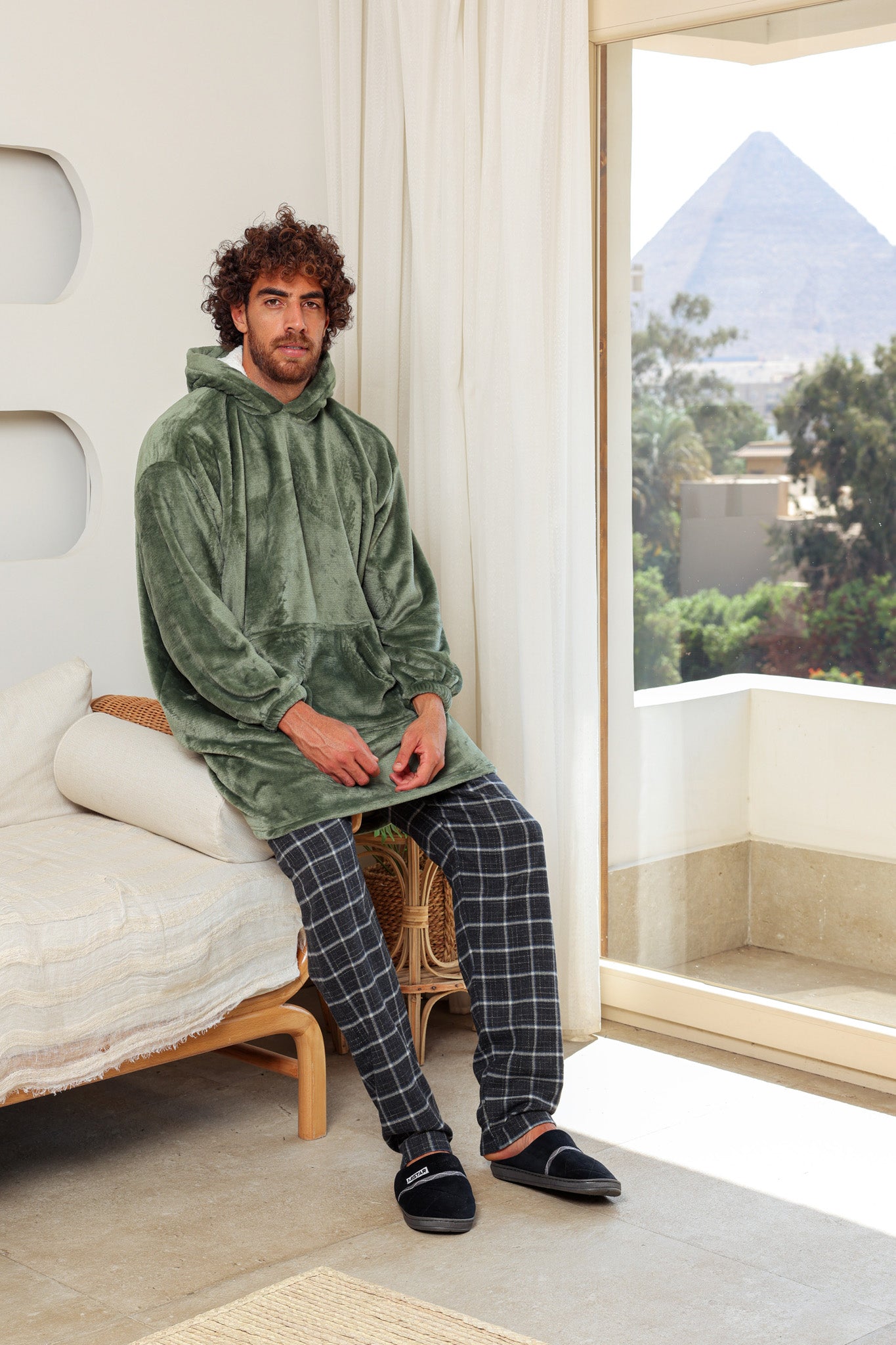 بطانيه بكابيشو بولار أوفر سايز unisex