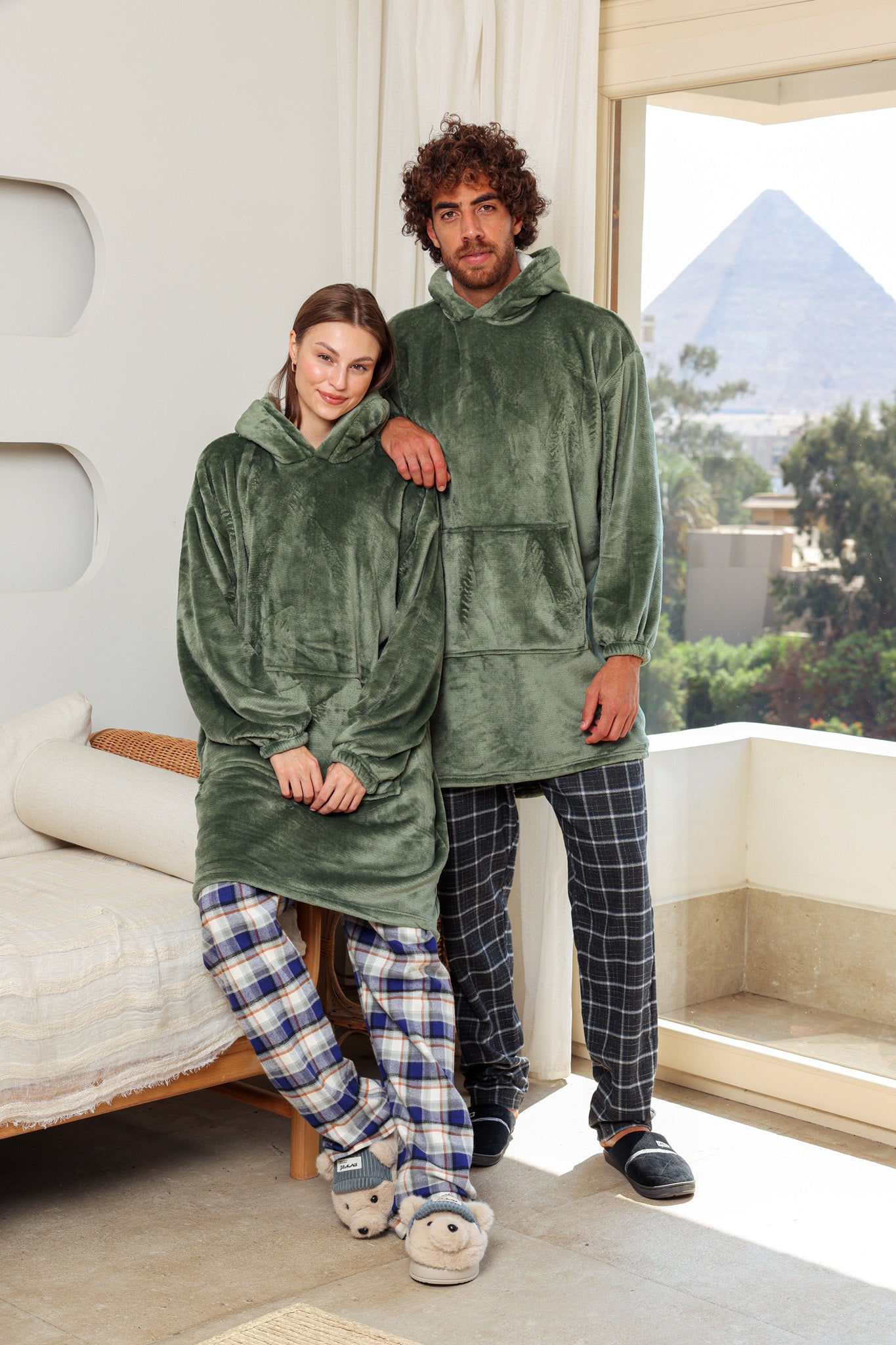 بطانيه بكابيشو بولار أوفر سايز unisex