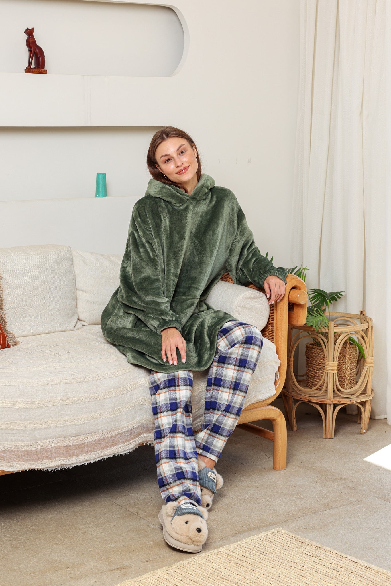بطانيه بكابيشو بولار أوفر سايز unisex