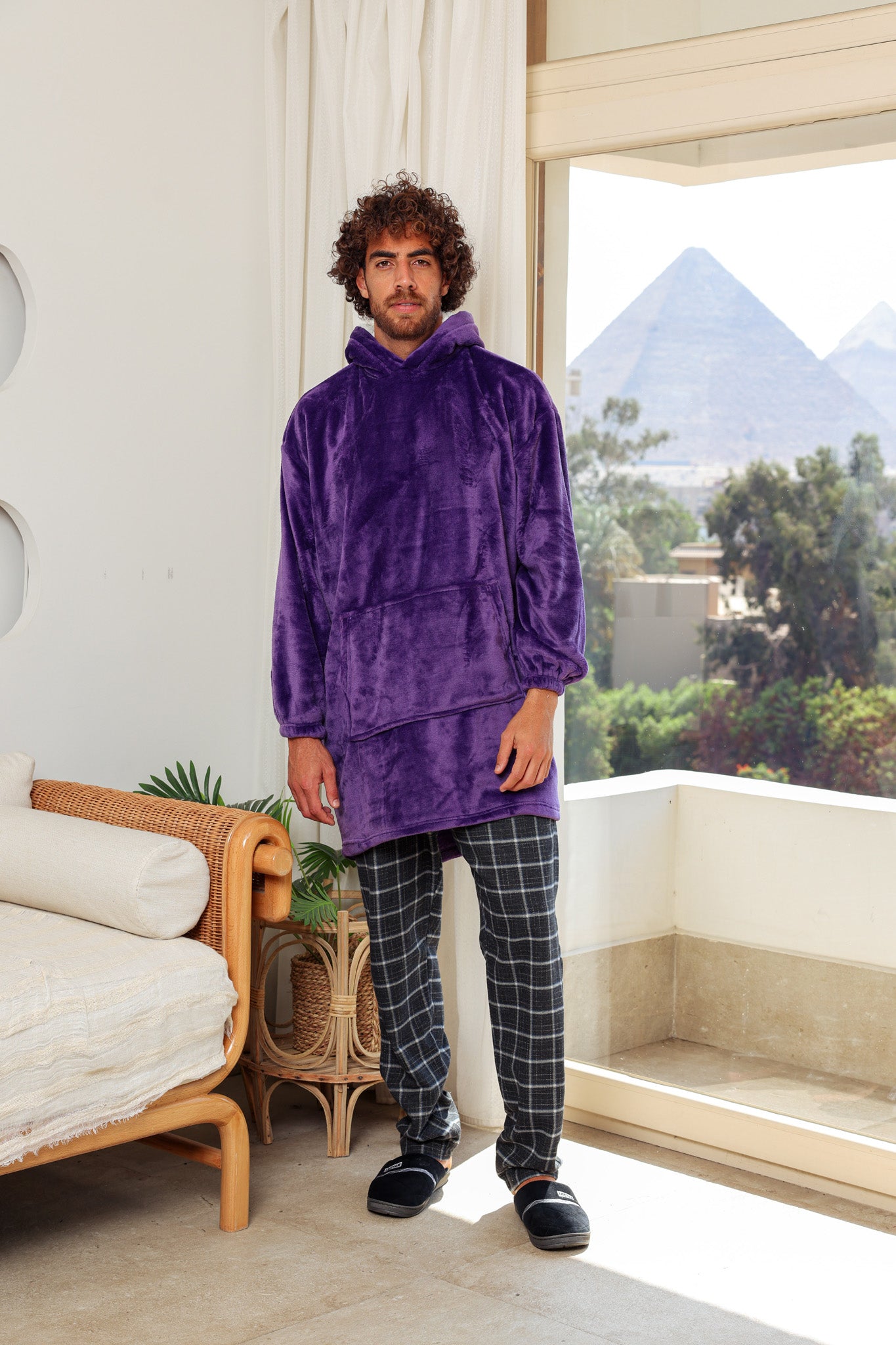 بطانيه بكابيشو بولار أوفر سايز unisex